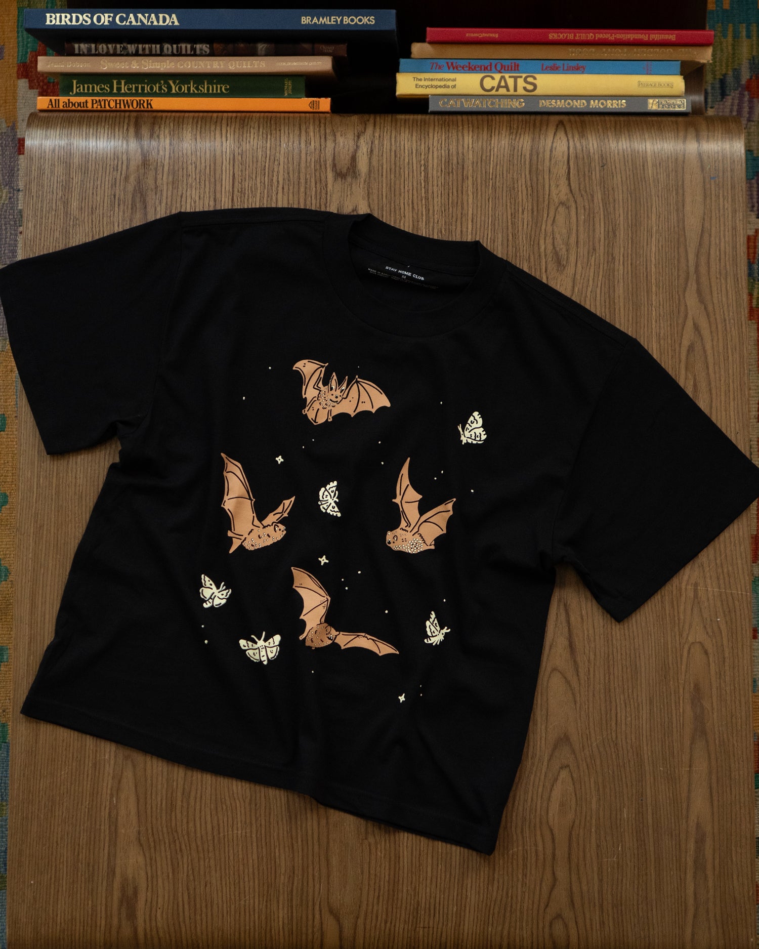 T-Shirt Décontractée 'Echolocation' | Noir