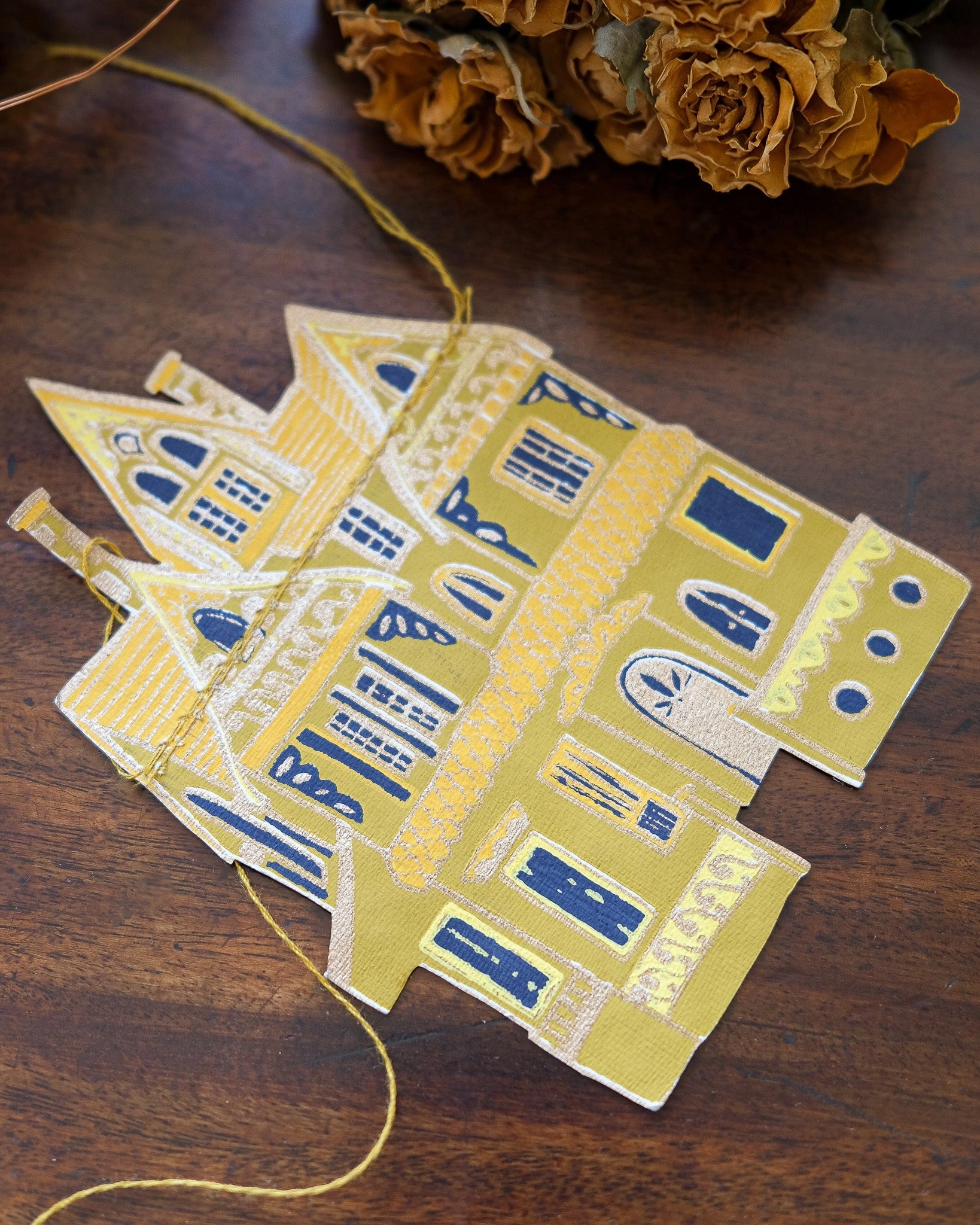 Samhain Screen Printed and Sewn Garland