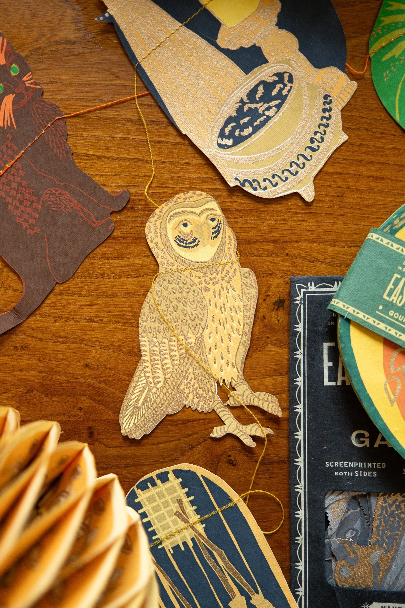 Samhain Screen Printed and Sewn Garland