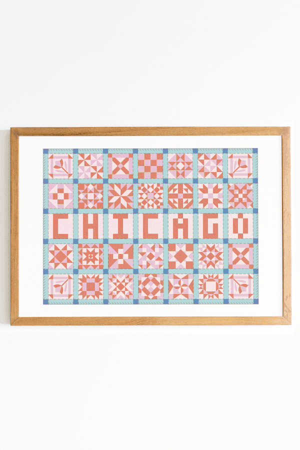 Affiche 'Patchwork' - Villes