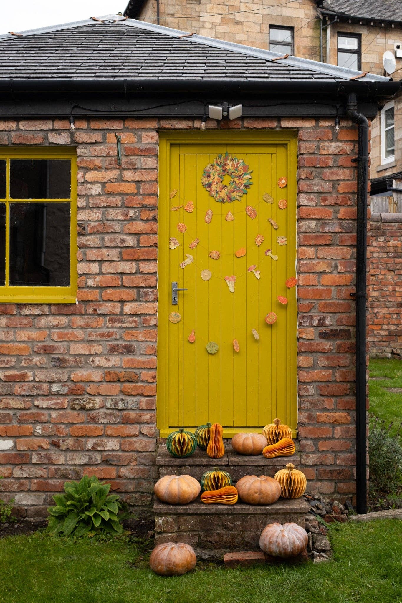 Mushroom Screen Printed and Sewn Garland