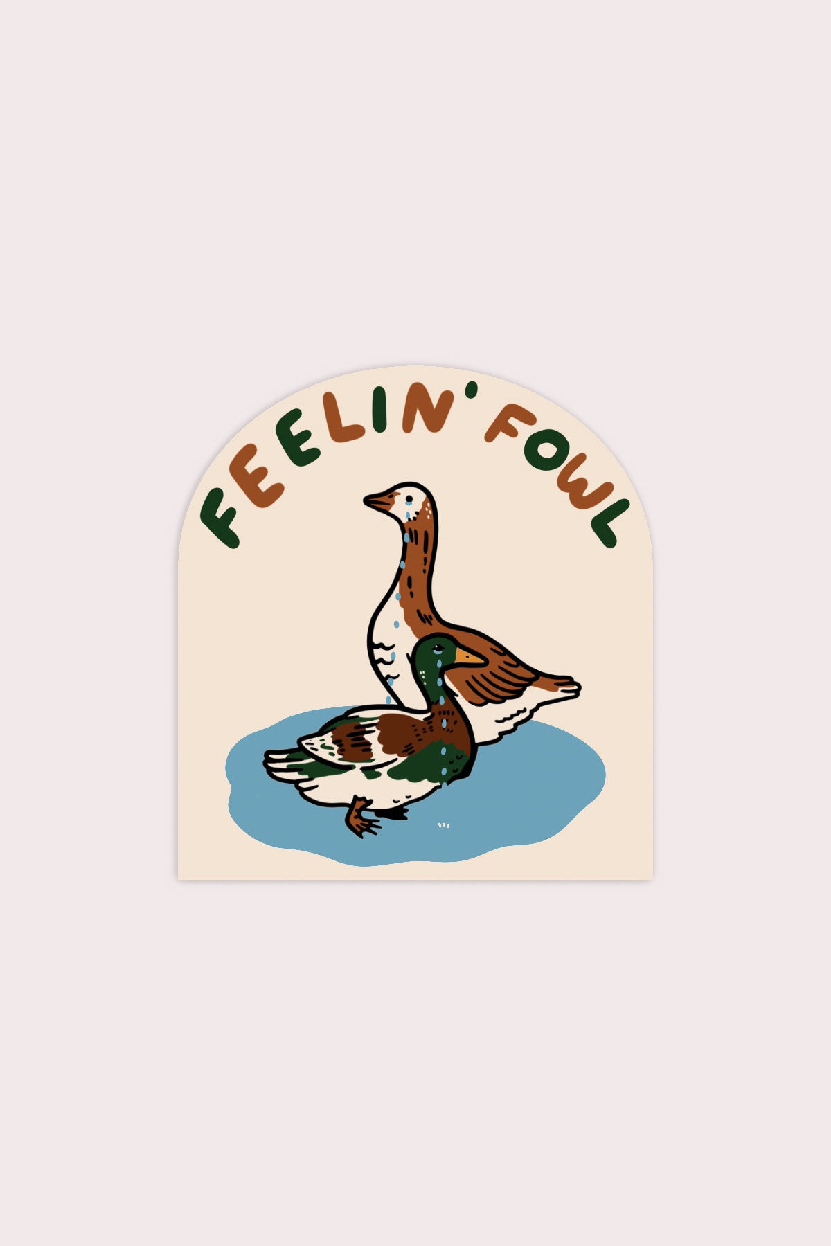 Autocollant 'Fowl'