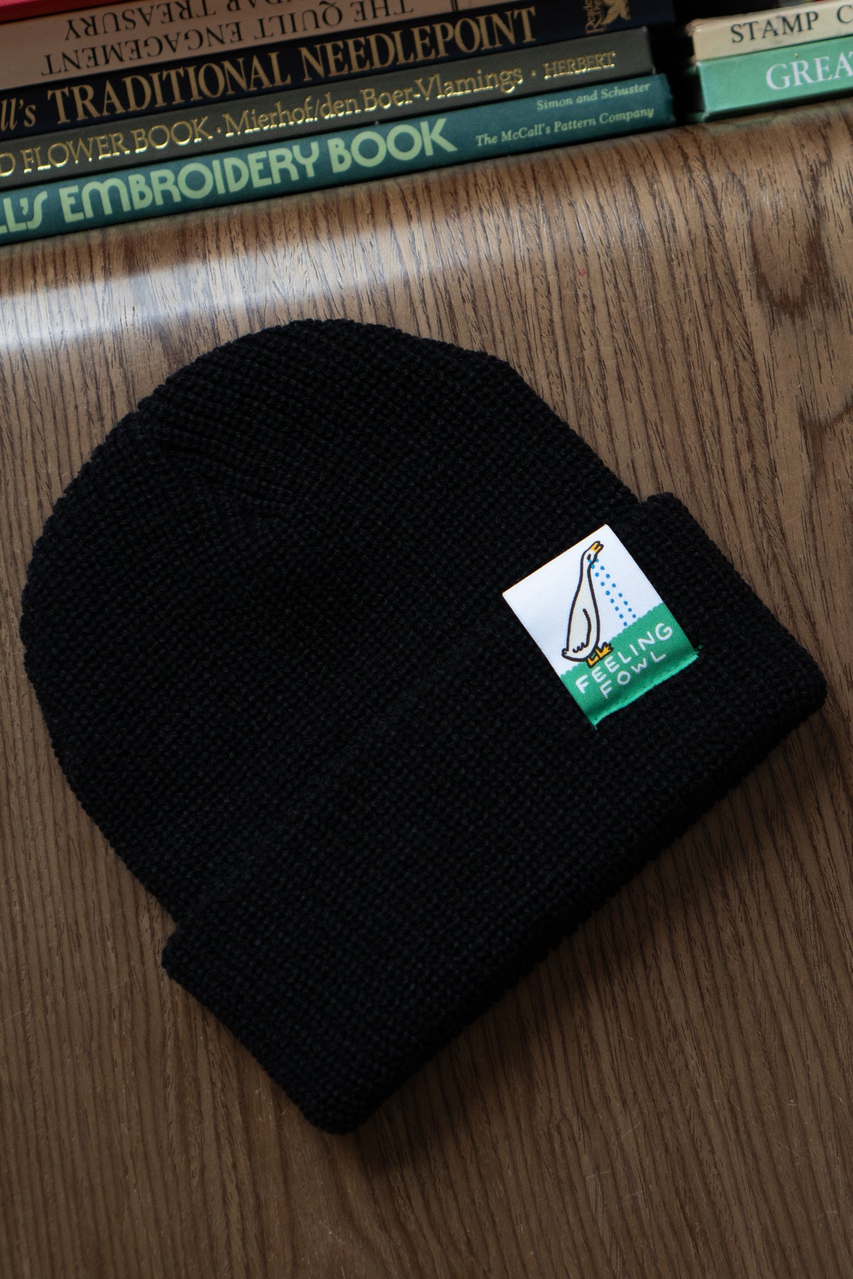 Tuque à mailles perlées 'Feeling Fowl'