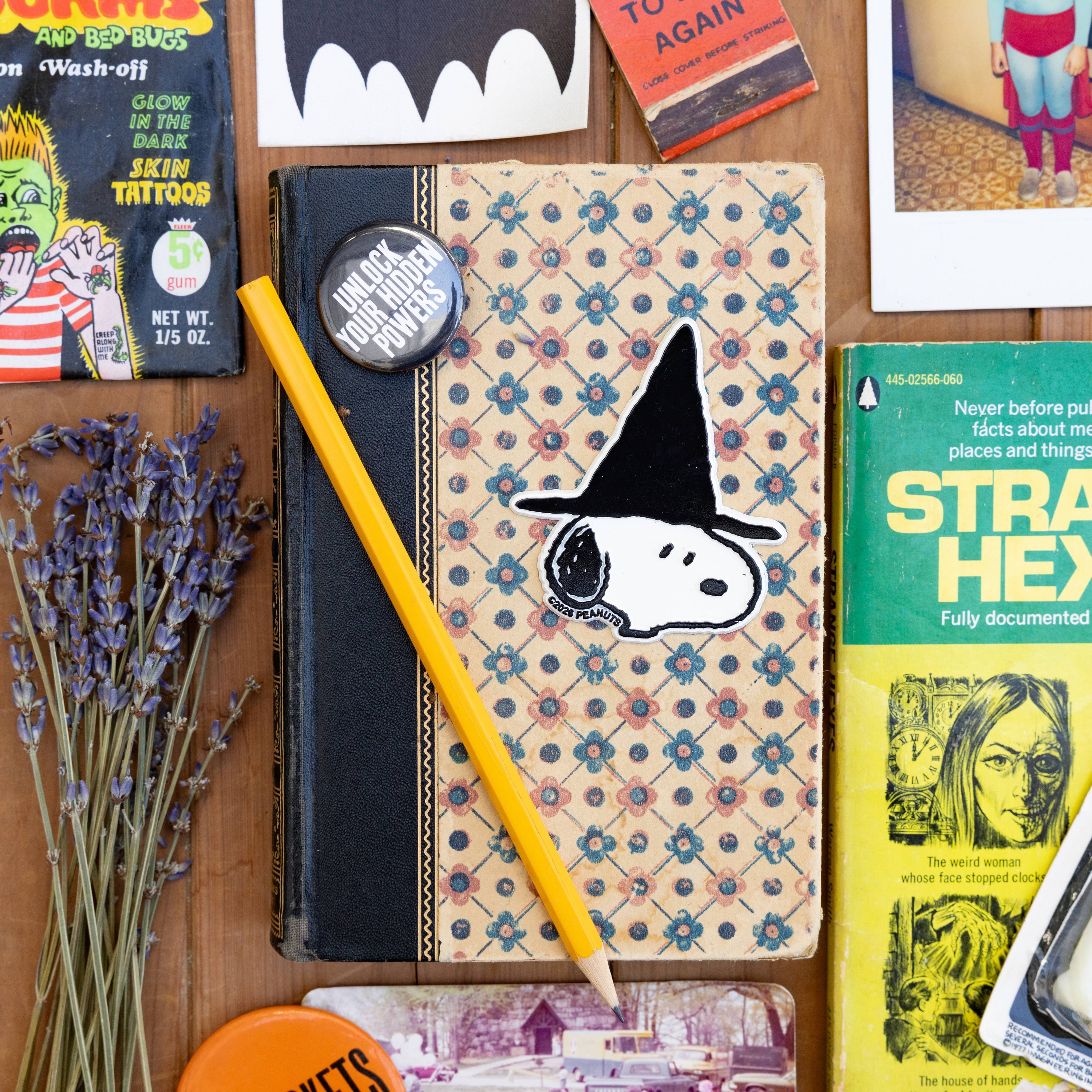 Snoopy Witch Magnet
