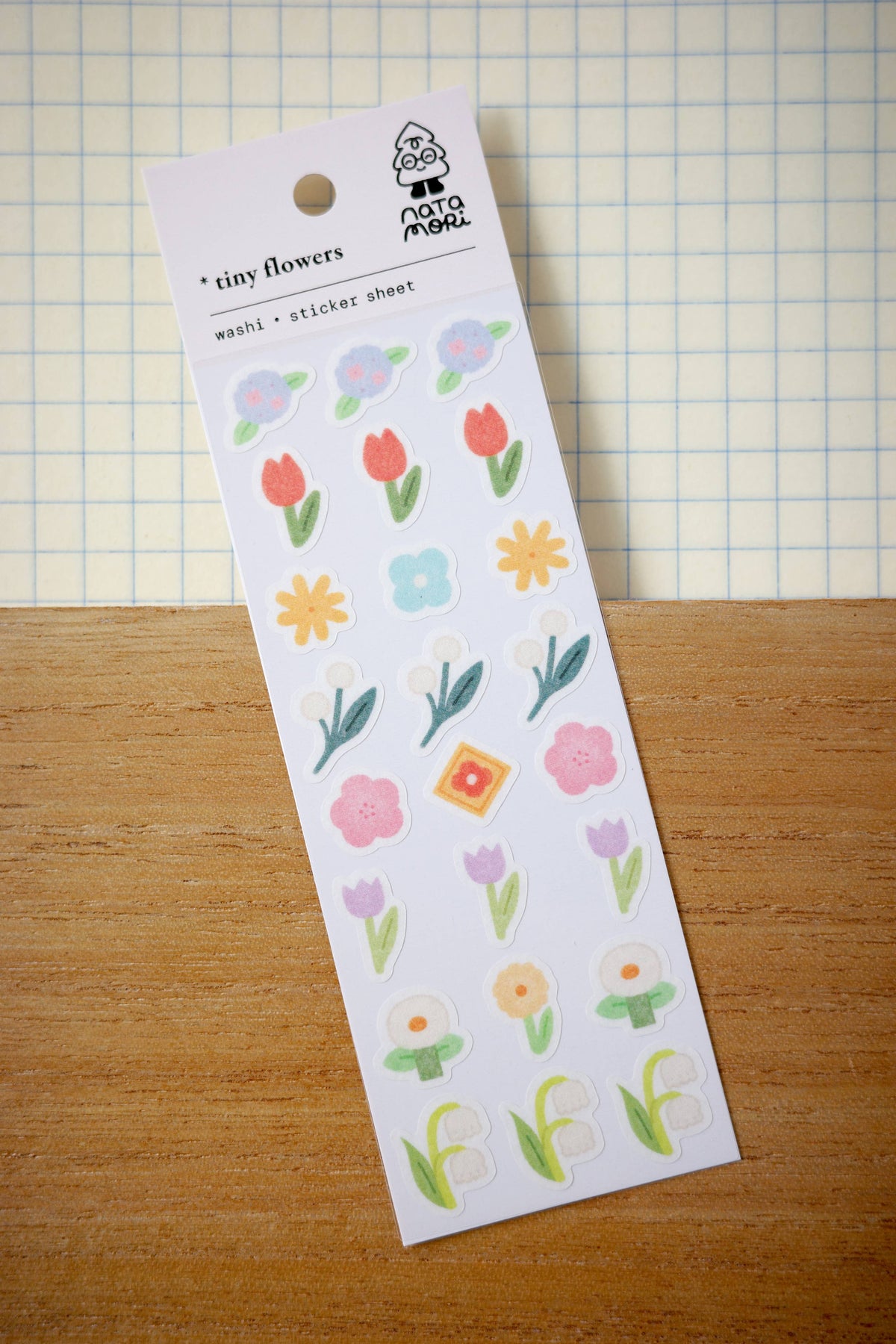 Feuille D'Autocollants Washi 'Tiny Flowers'