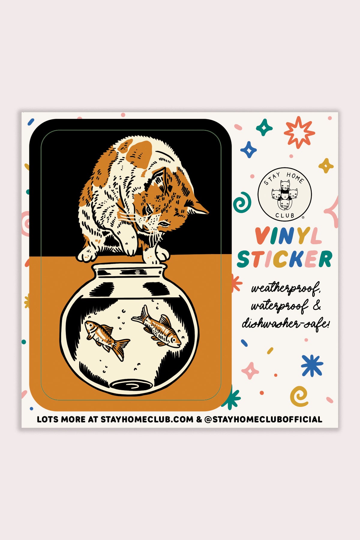 Fishbowl Vinyl Sticker