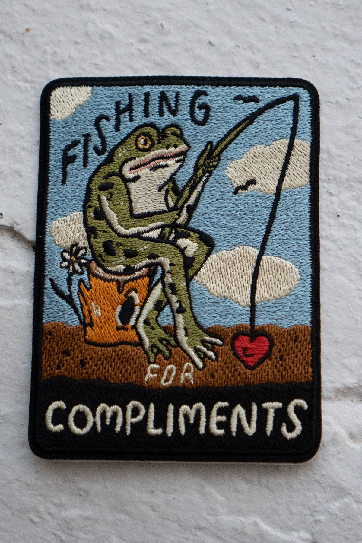 Patch Collant 'Fishing for Compliments'