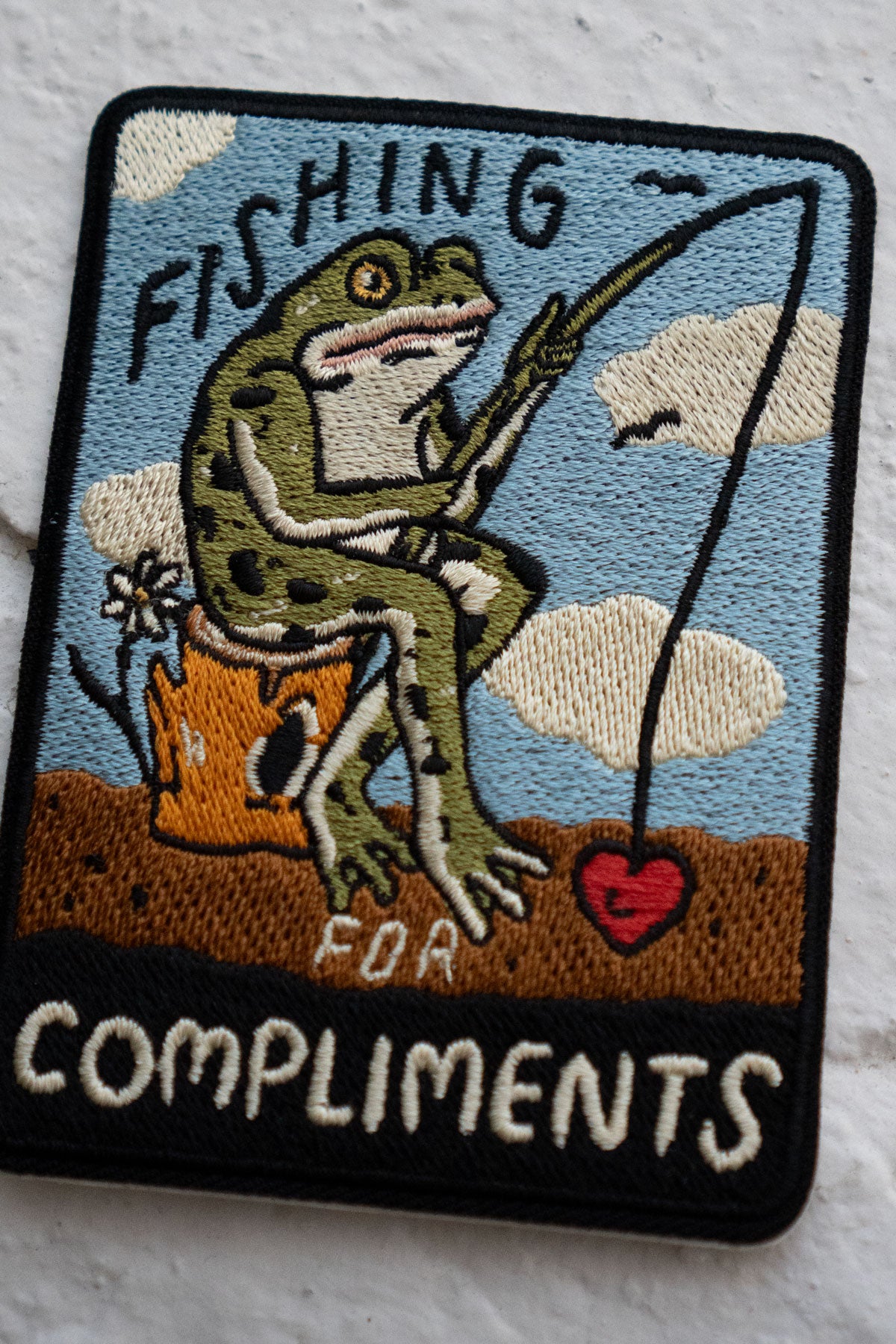 Patch Collant 'Fishing for Compliments'