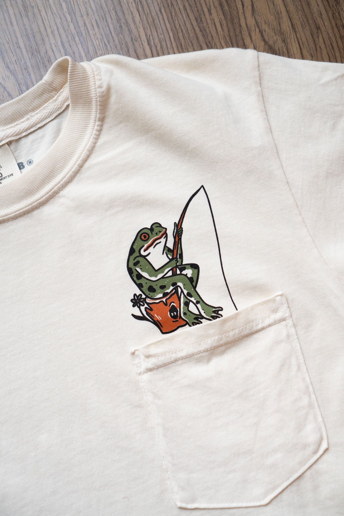 T-Shirt à poche 'Fishing'