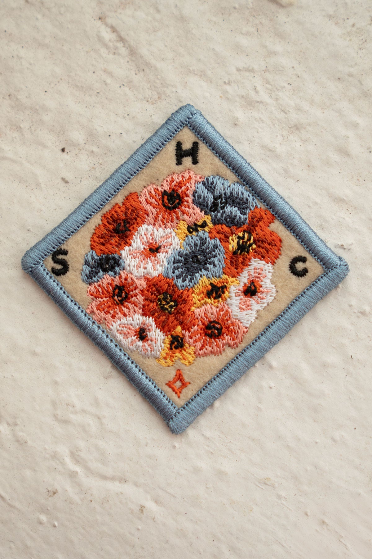 Patch Collant en Feutre 'Flower Ball'