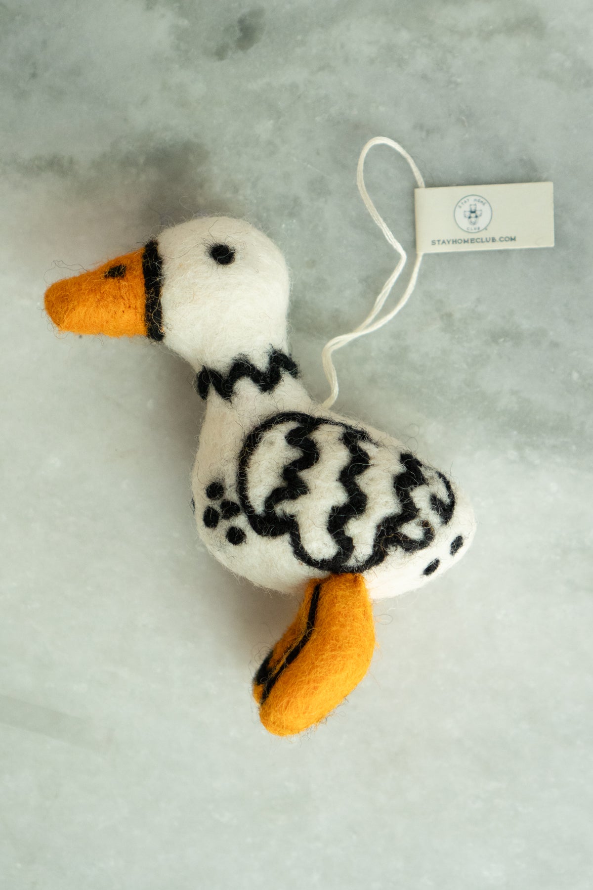 Ornement en Laine Feutrée 'Fowl'