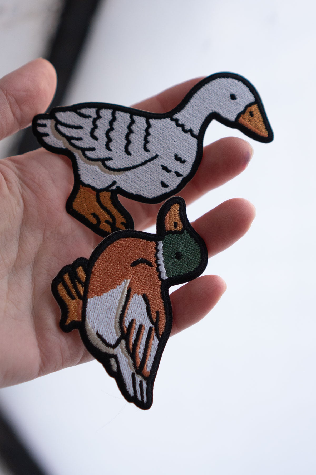 Paire de patchs 'Fowl'