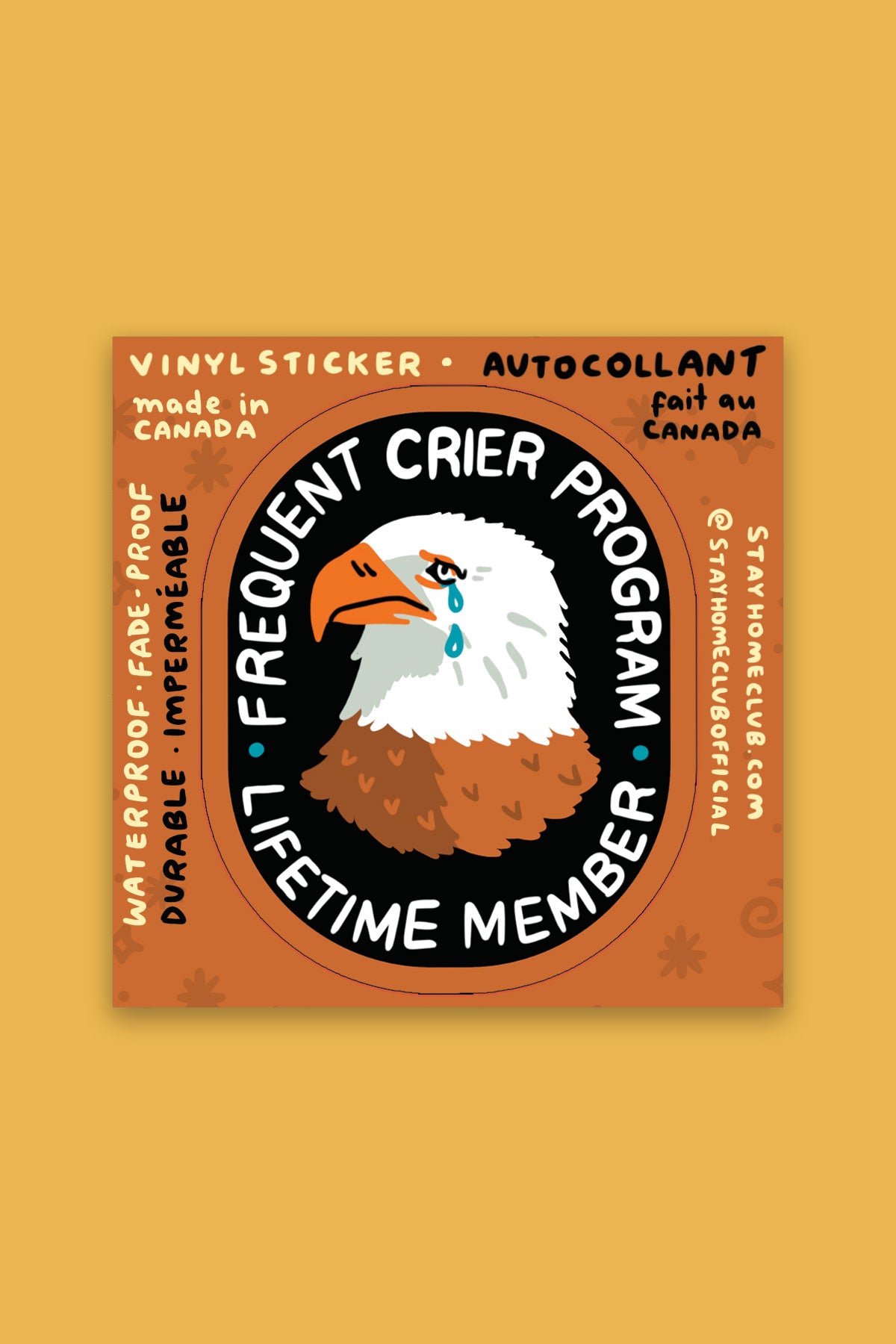 Autocollant 'Frequent Crier'