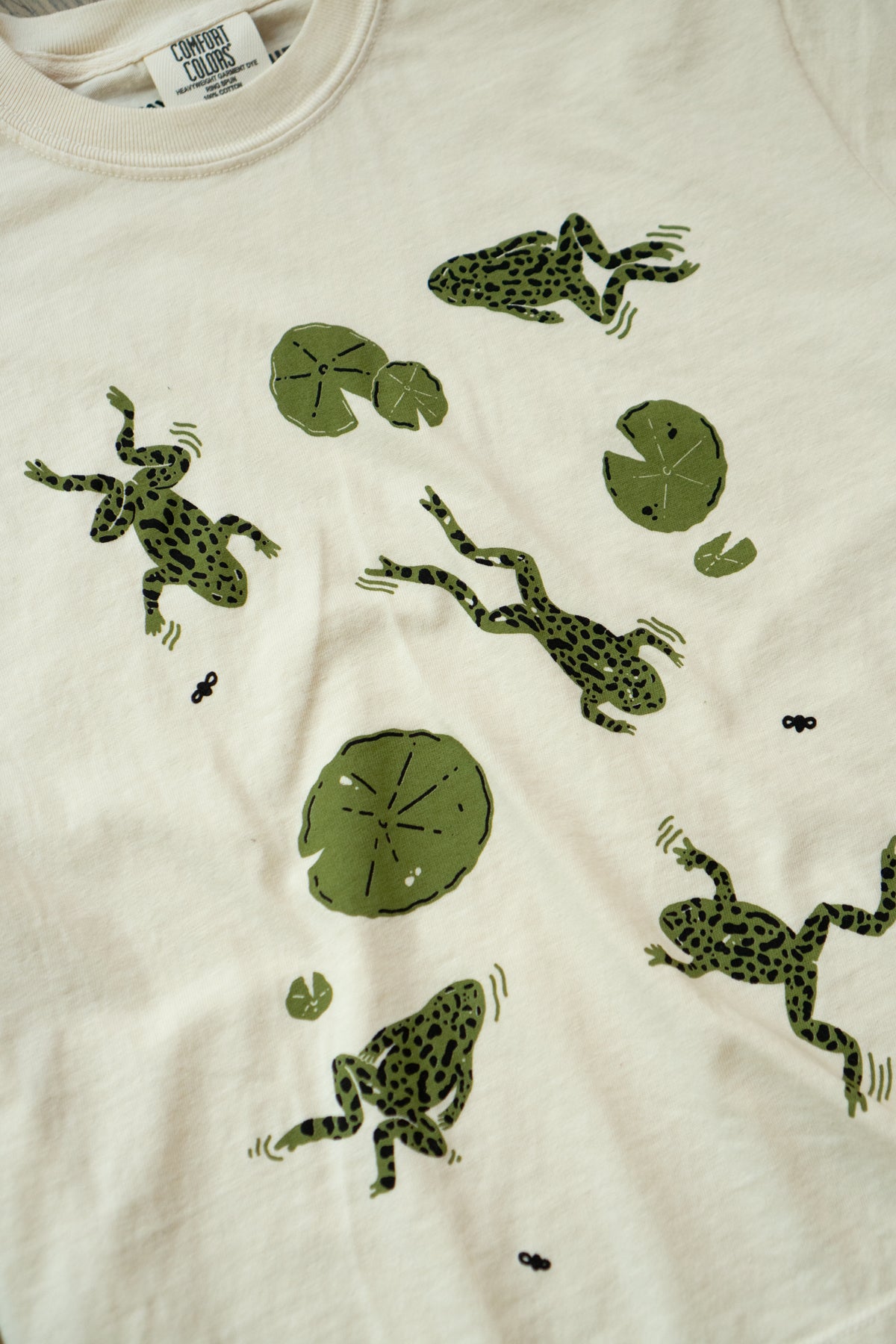 Frog Days CC Boxy Tee | Cream