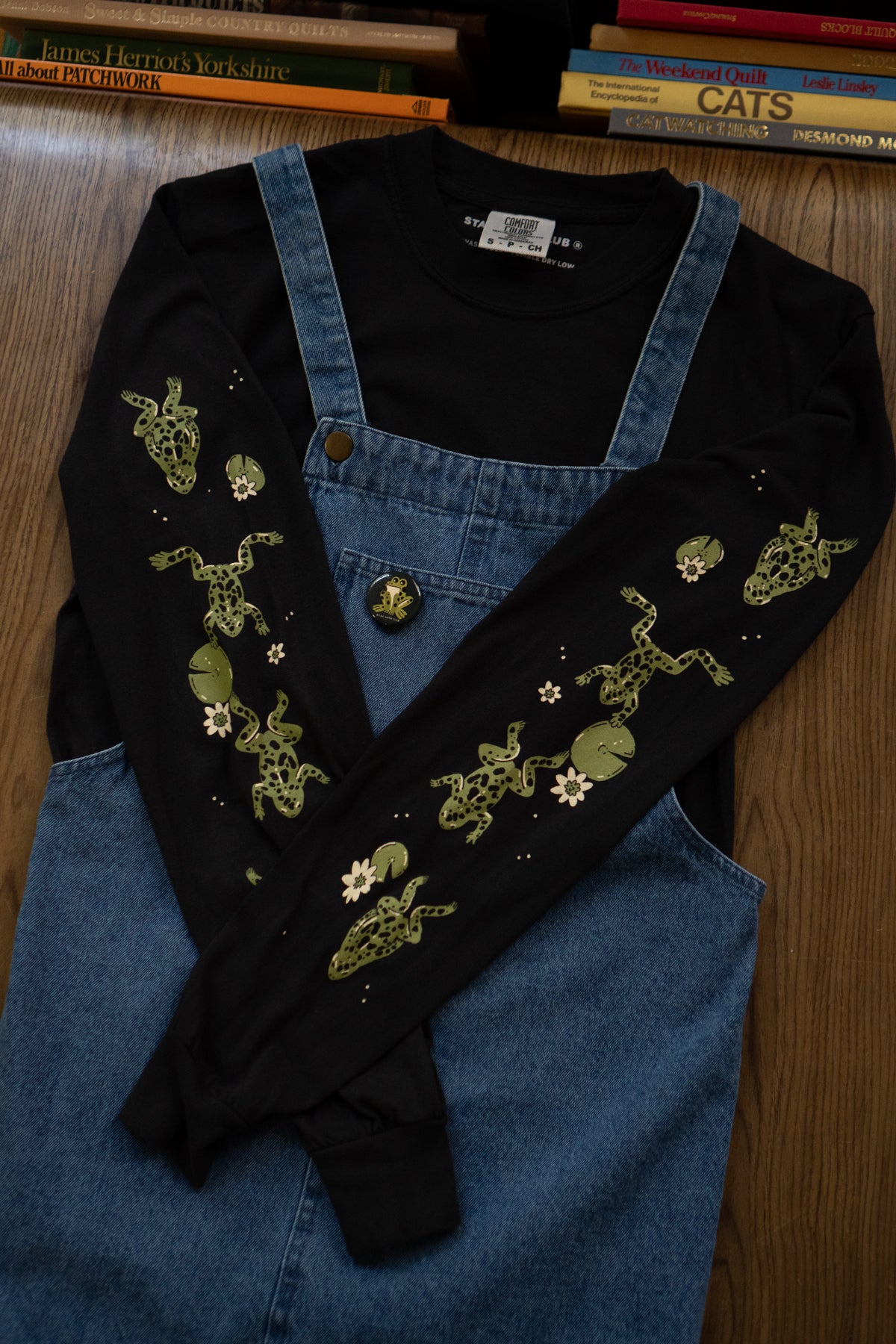 T-shirt à manches longues 'Frog Days'