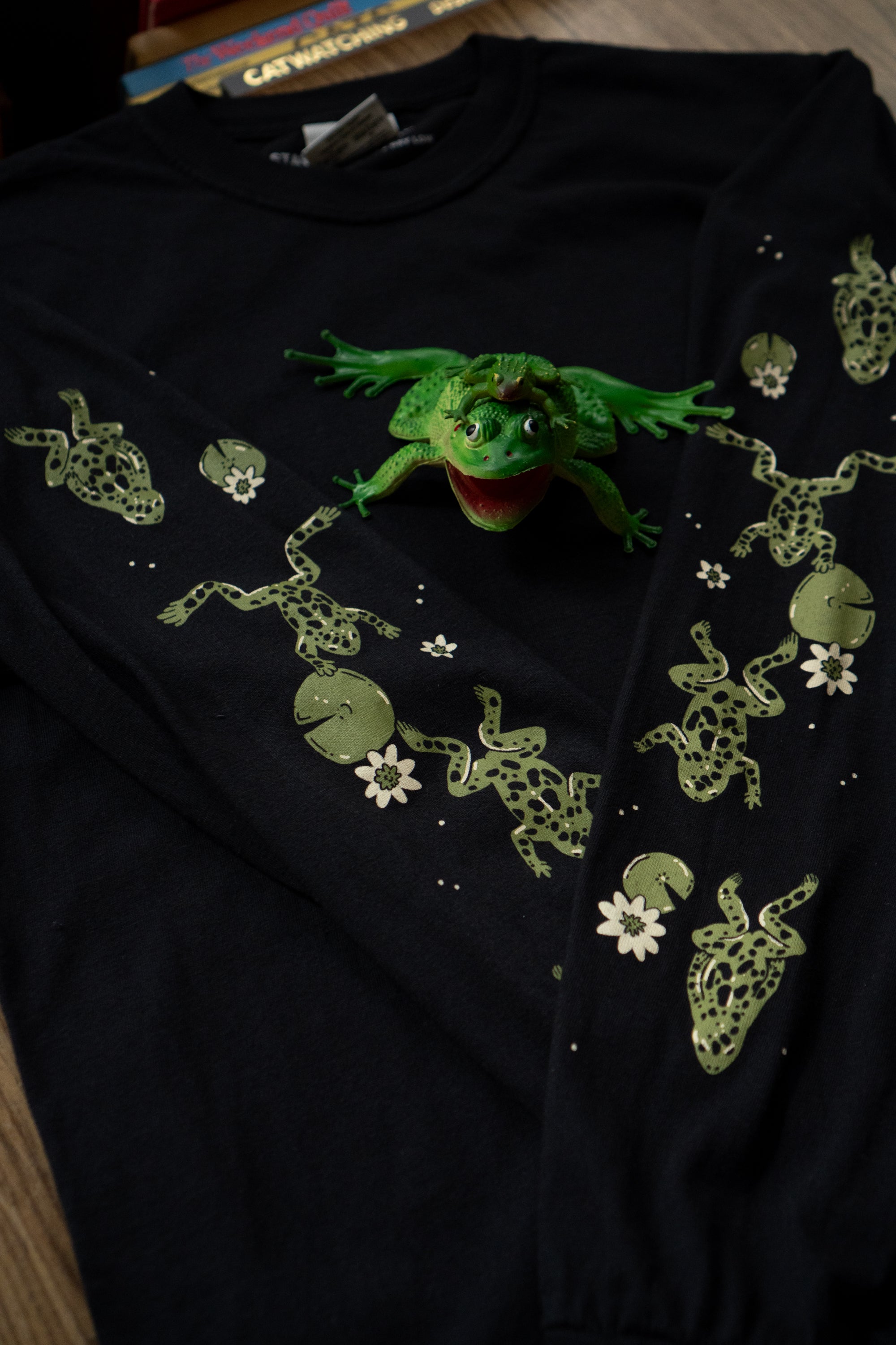 T-shirt à manches longues 'Frog Days'