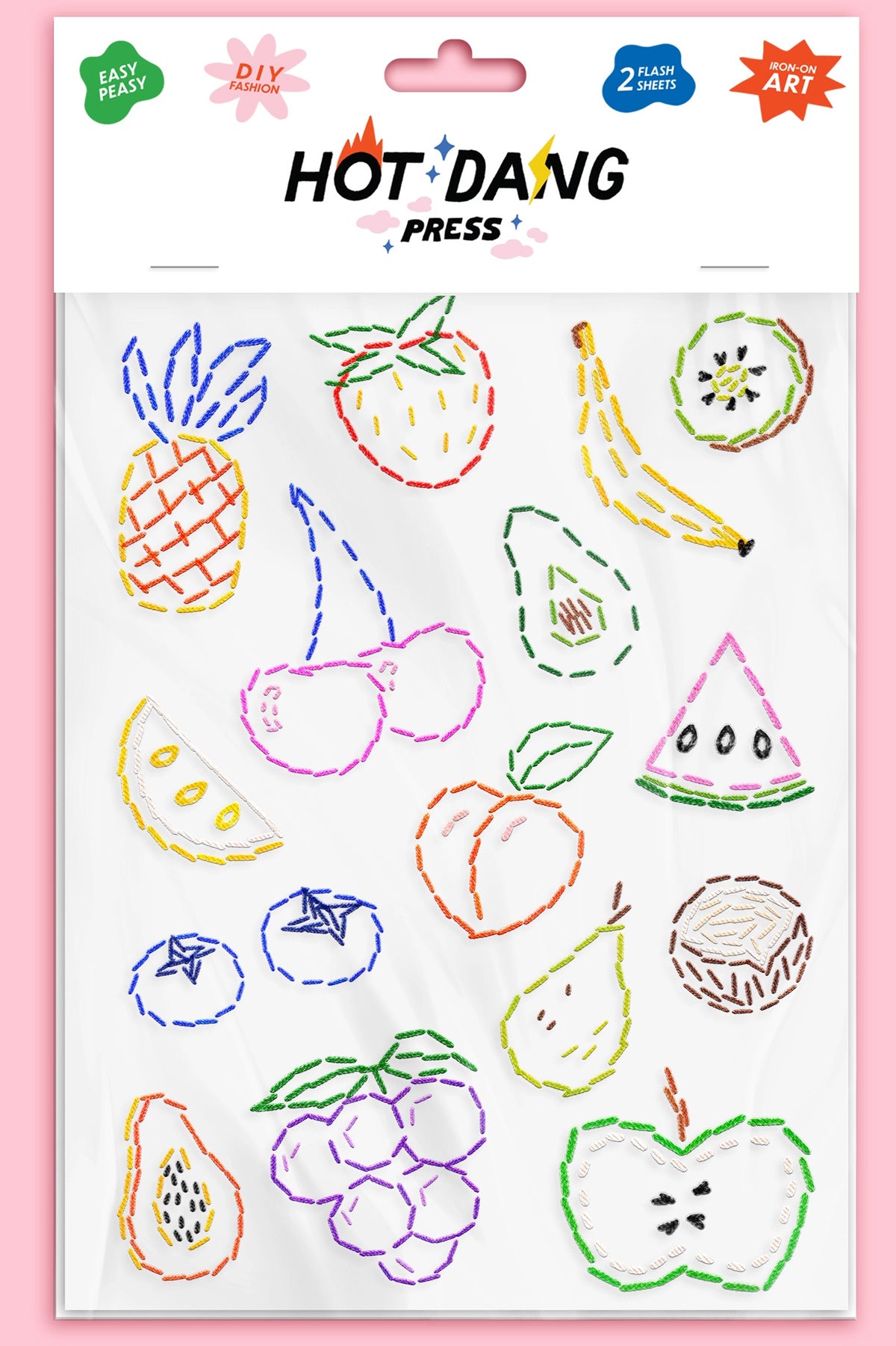 Hot Dang Press Iron-On Art Sheets