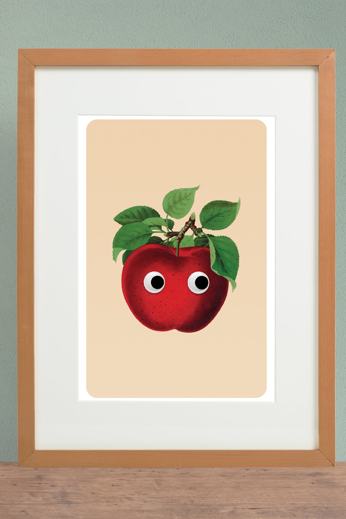 Affiche 'Googly Apple'