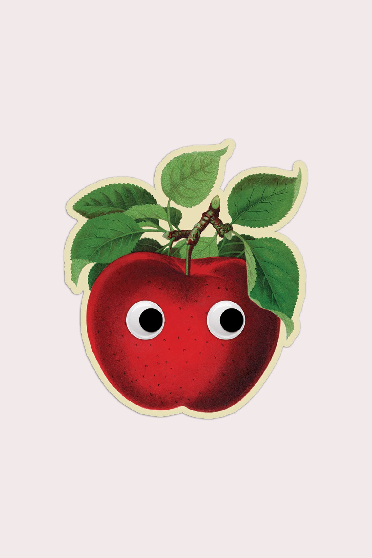 Autocollant 'Googly Apple'