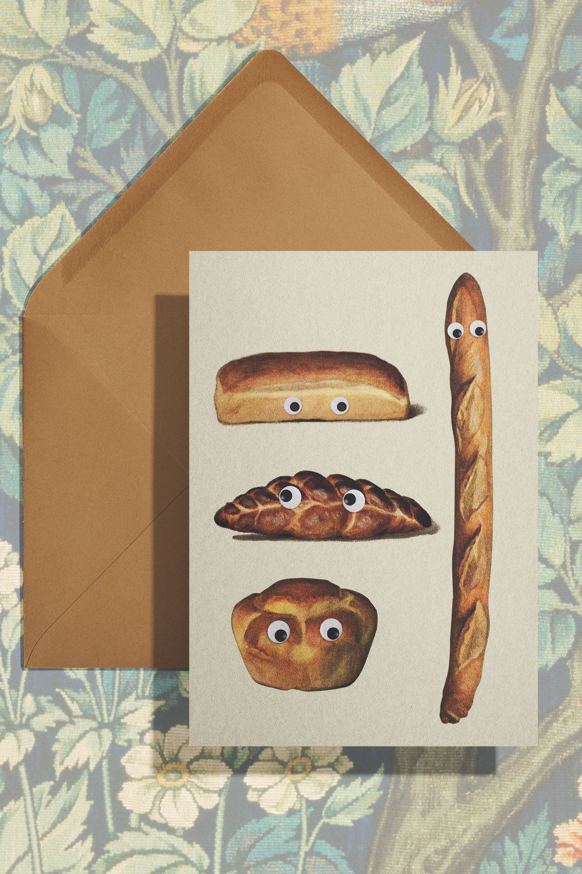 Carte de Voeux "Googly Bread"