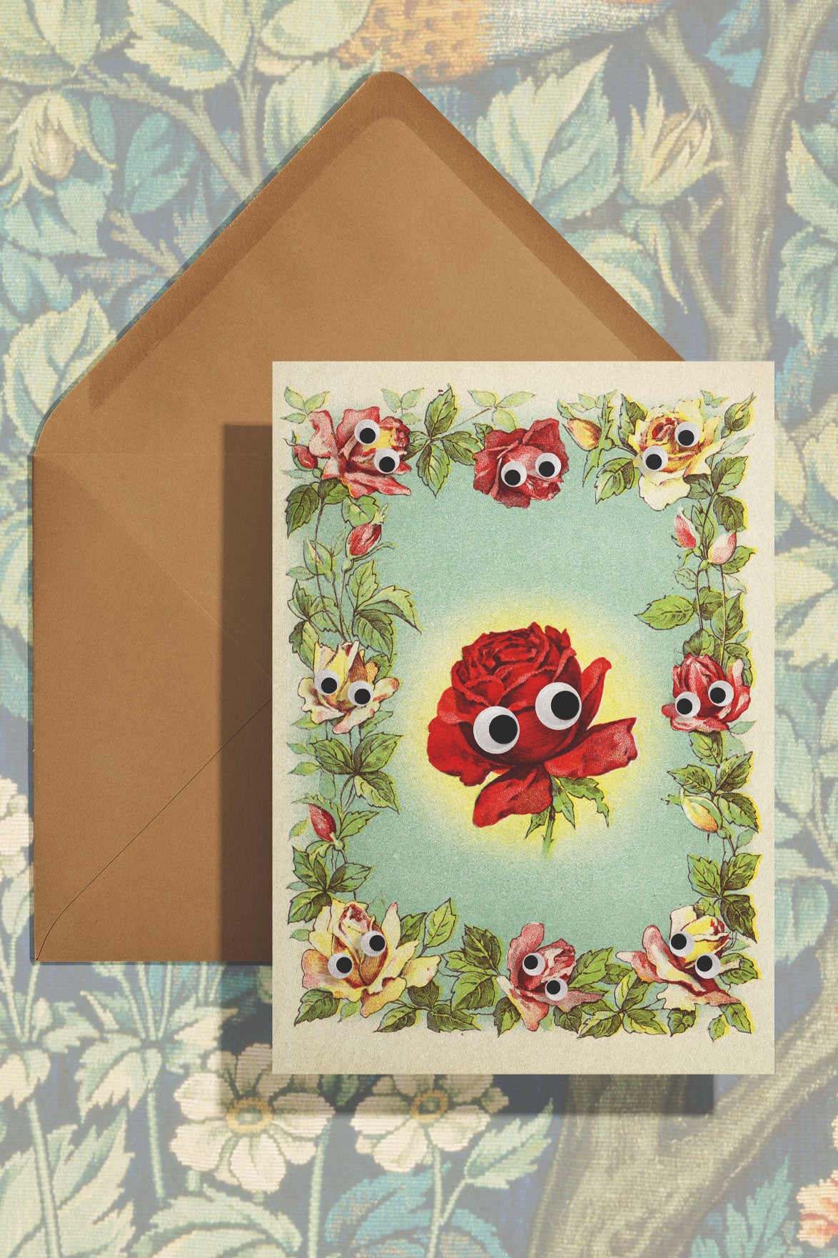 Carte de Voeux "Googly Border"