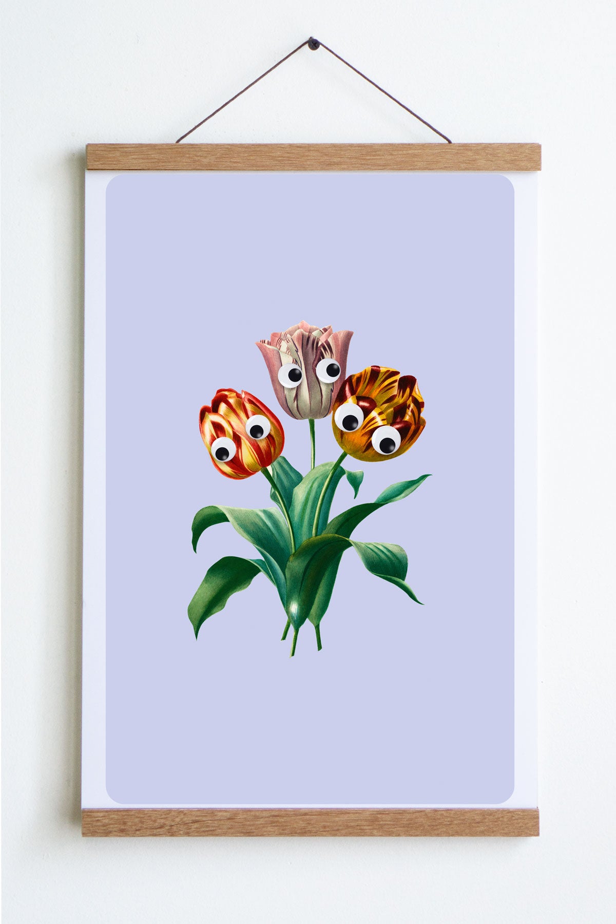 Affiche "Googly Tulips"