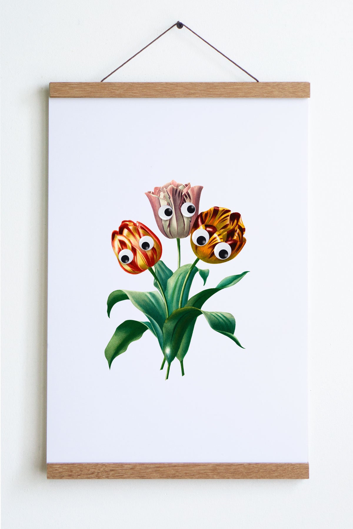 Affiche "Googly Tulips"