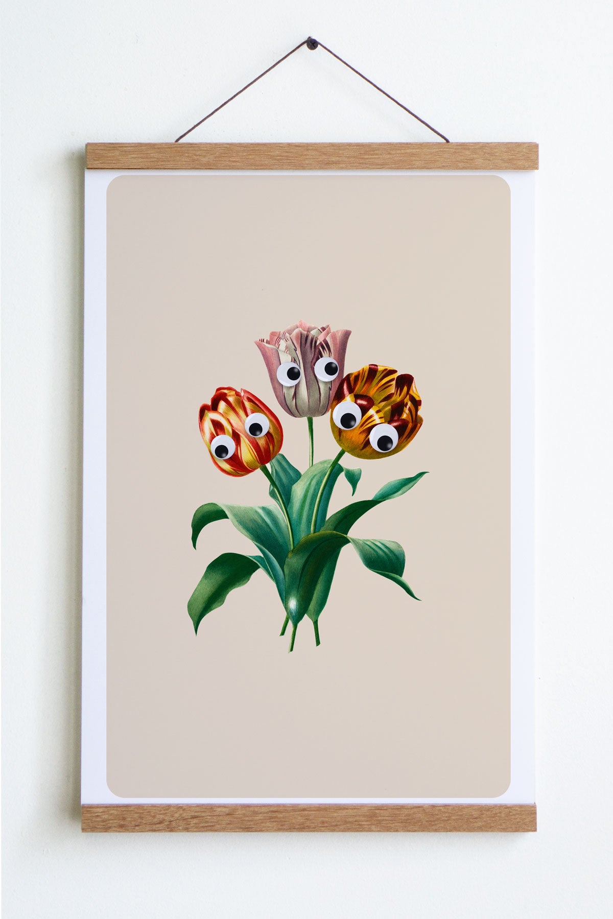 Affiche "Googly Tulips"