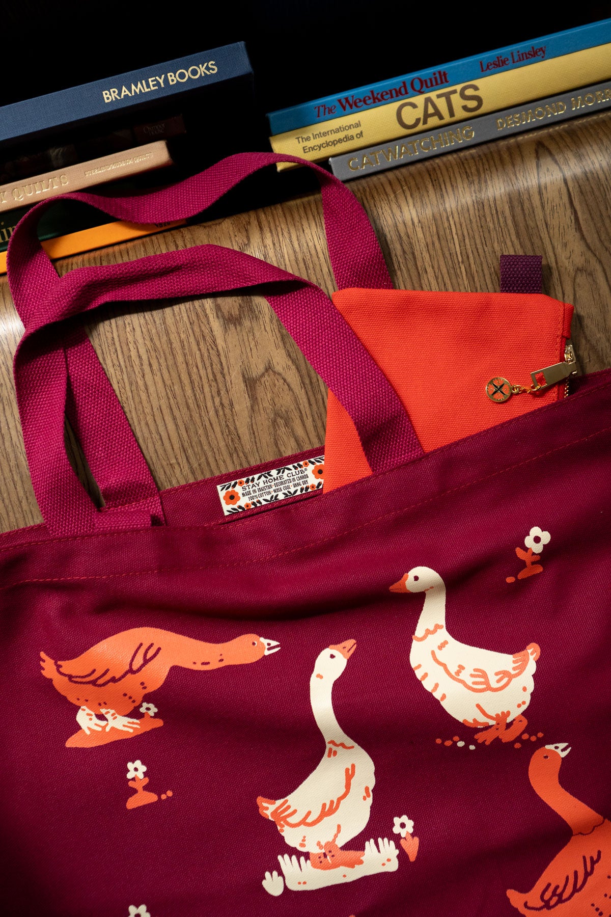 Goose Morning Flat Tote