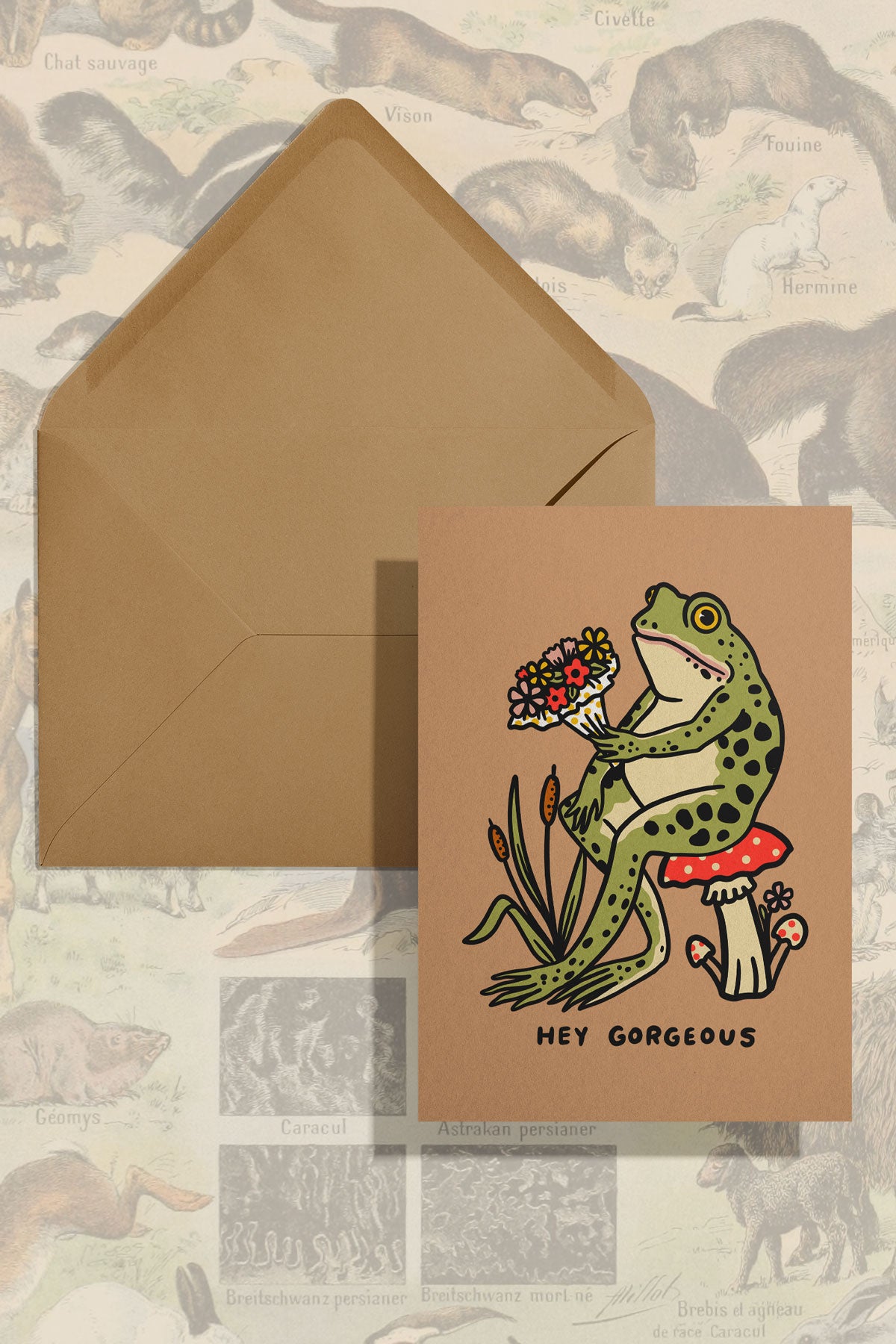 Carte de Voeux 'Hey Gorgeous'