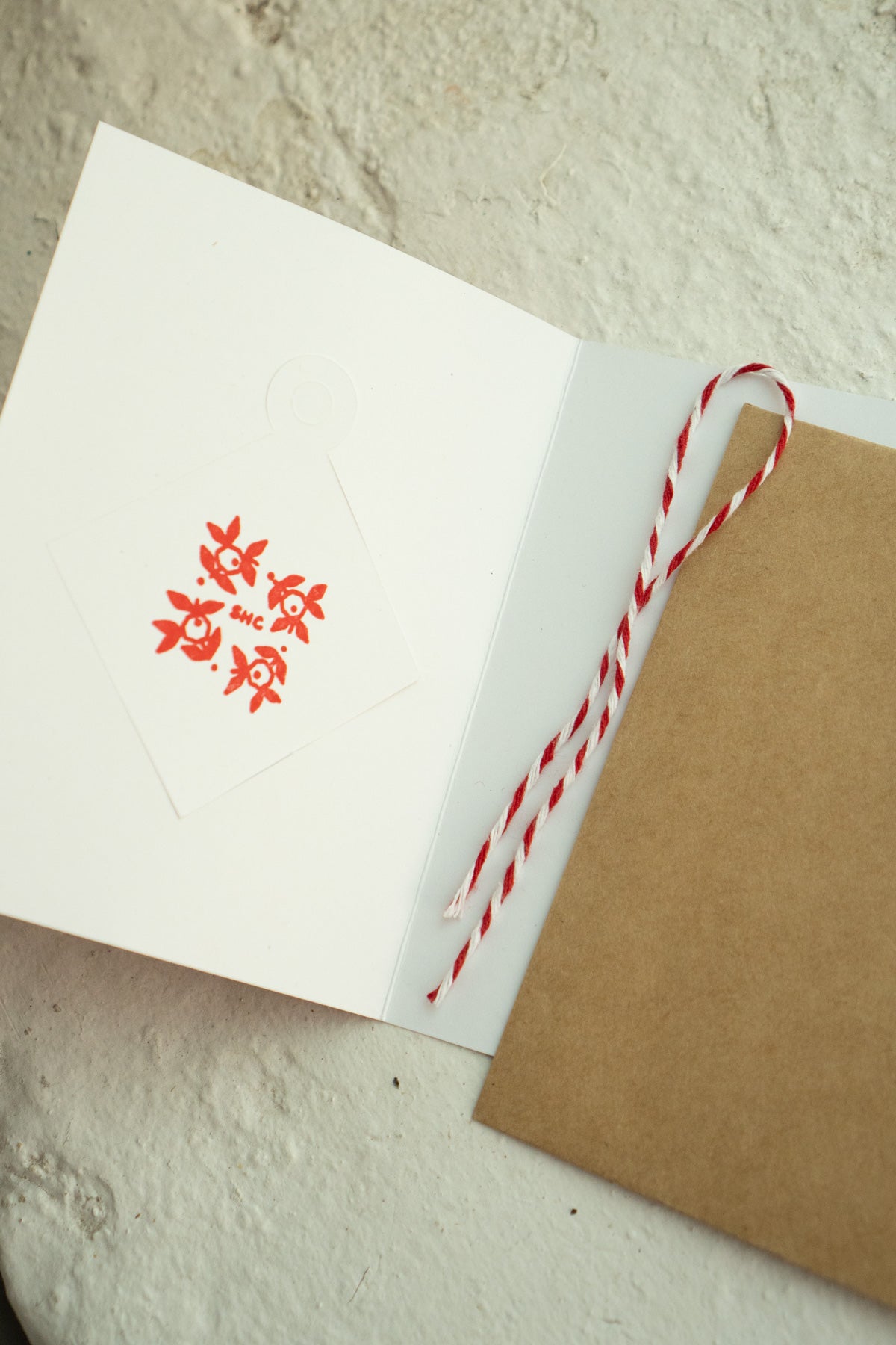 'Holiday Goose' - Carte avec Décoration à Détacher
