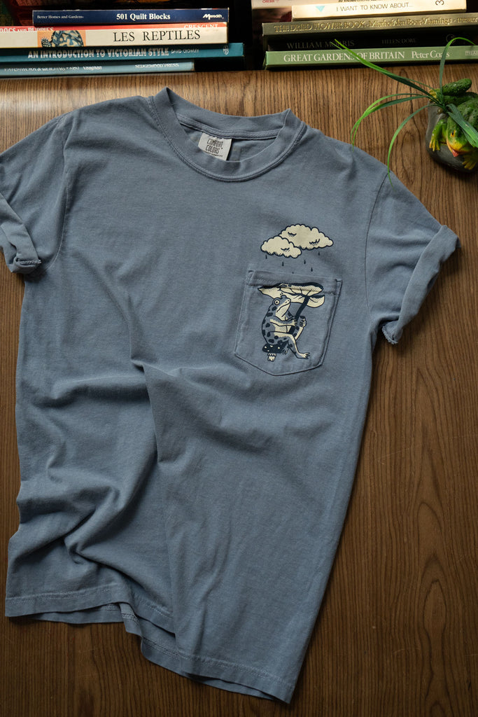T-shirt à poche Comfort Colors® ' Leaf Umbrella'