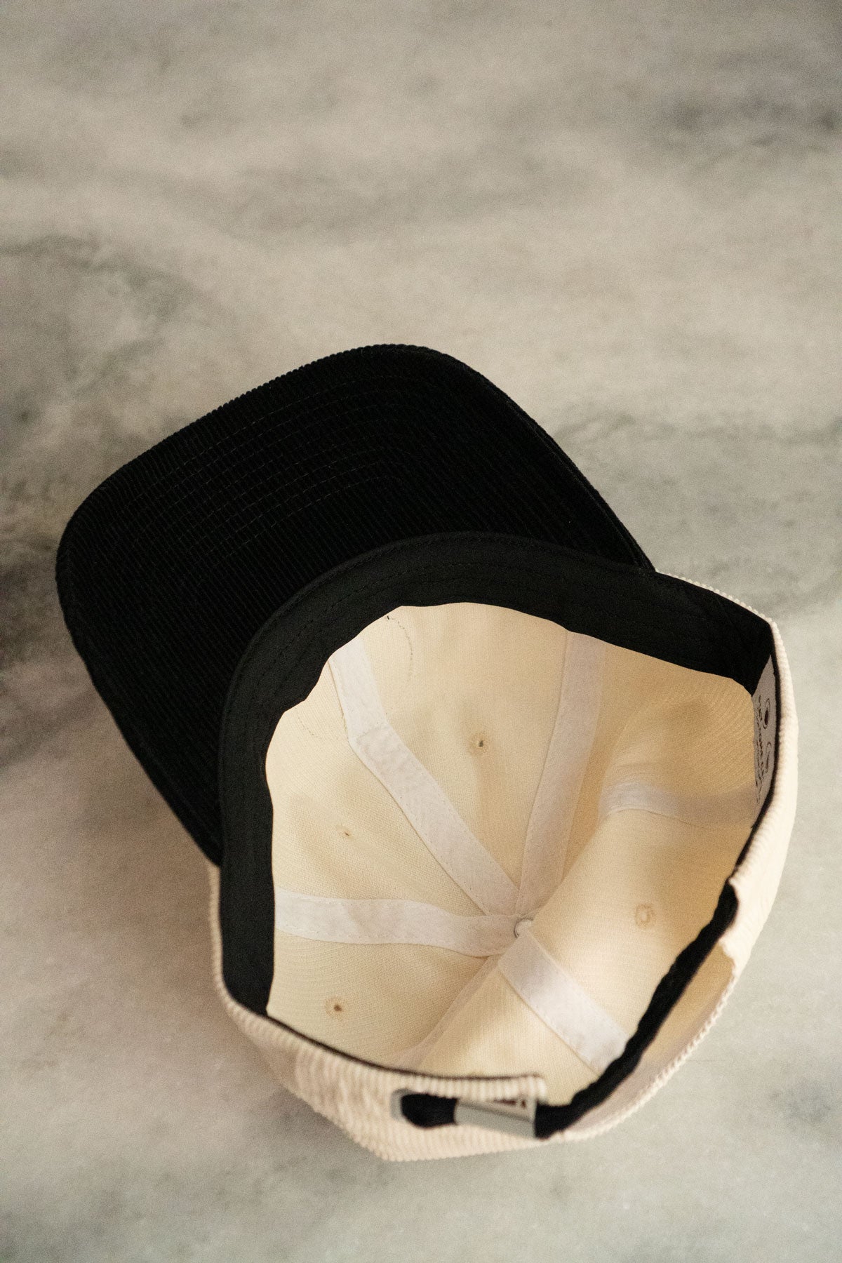 Patched Corduroy Hat - Pick Your Patch - Vanilla / Licorice