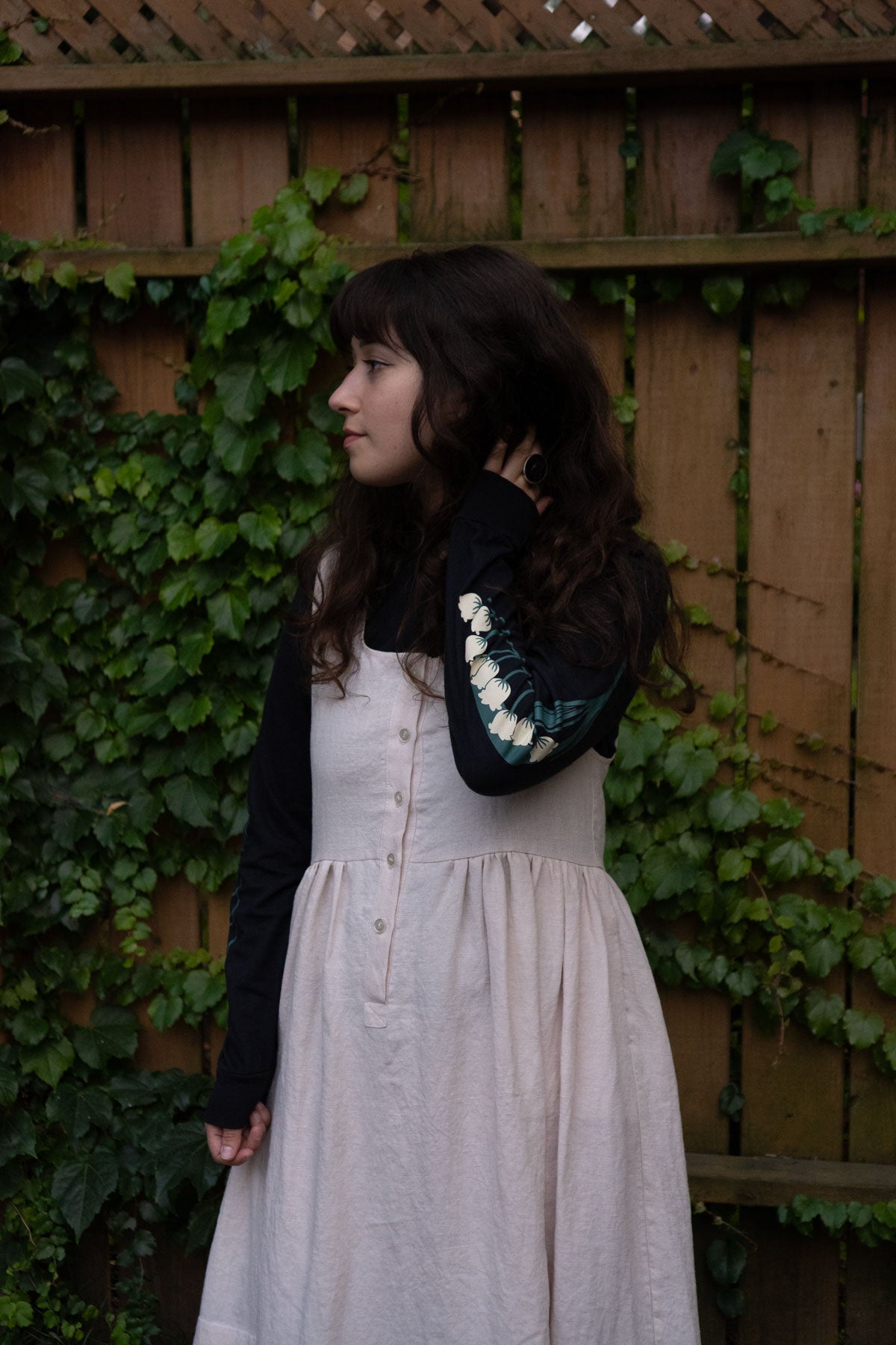 T-shirt à manches longues 'Lily of the Valley'