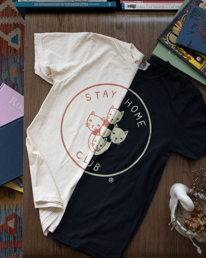 Stay Home Club Logo - Comfort Colors® T-Shirt