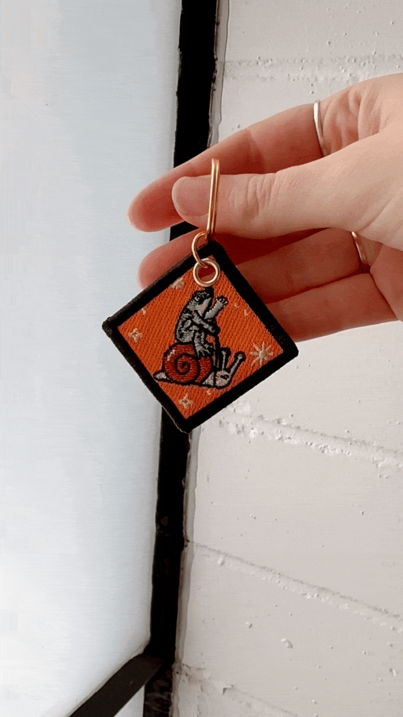 Porte-Clés Brodé  'Lose my Shit'