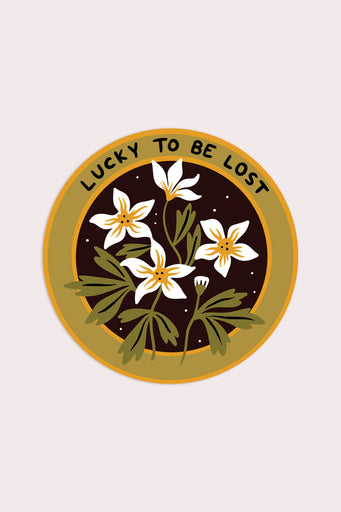 Lucky to be Lost Vinyl Sticker