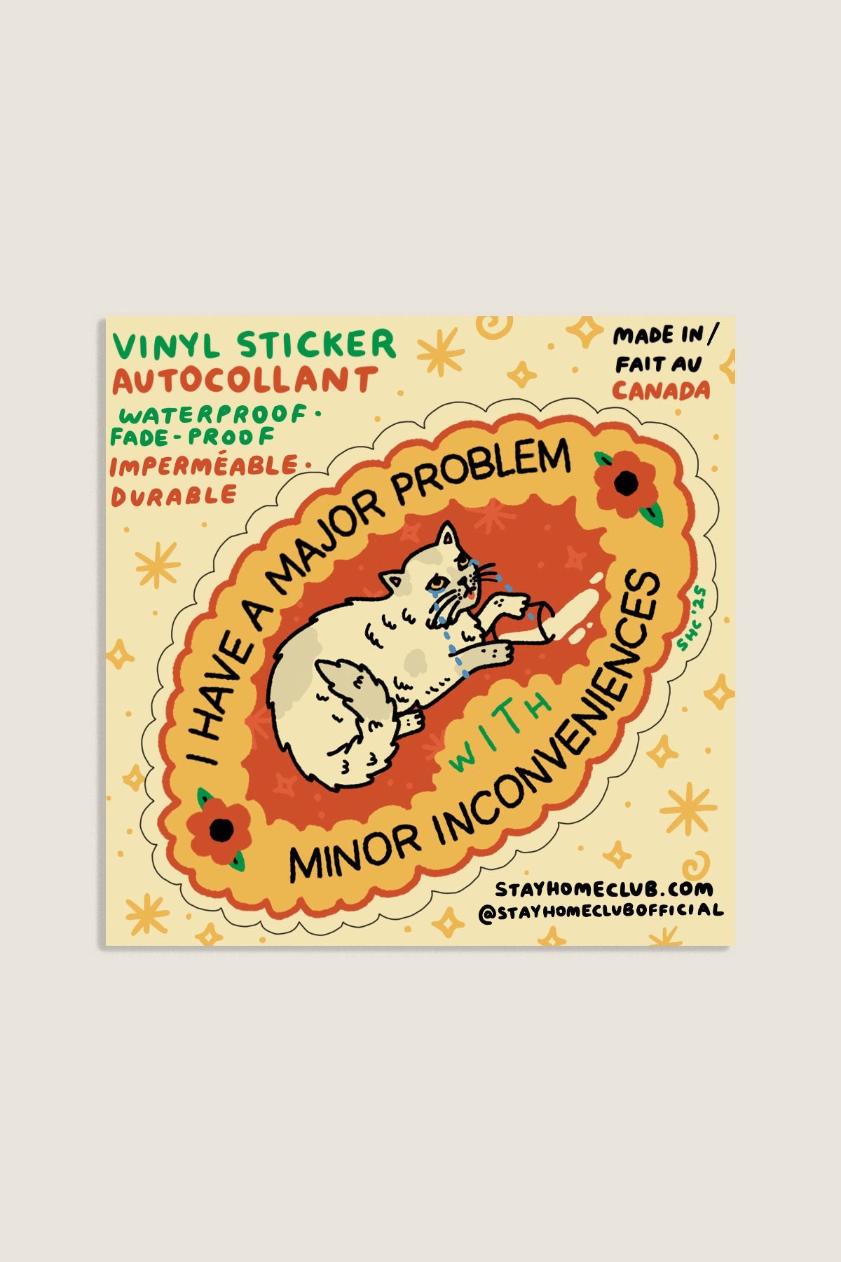 Autocollant 'Major Problem'