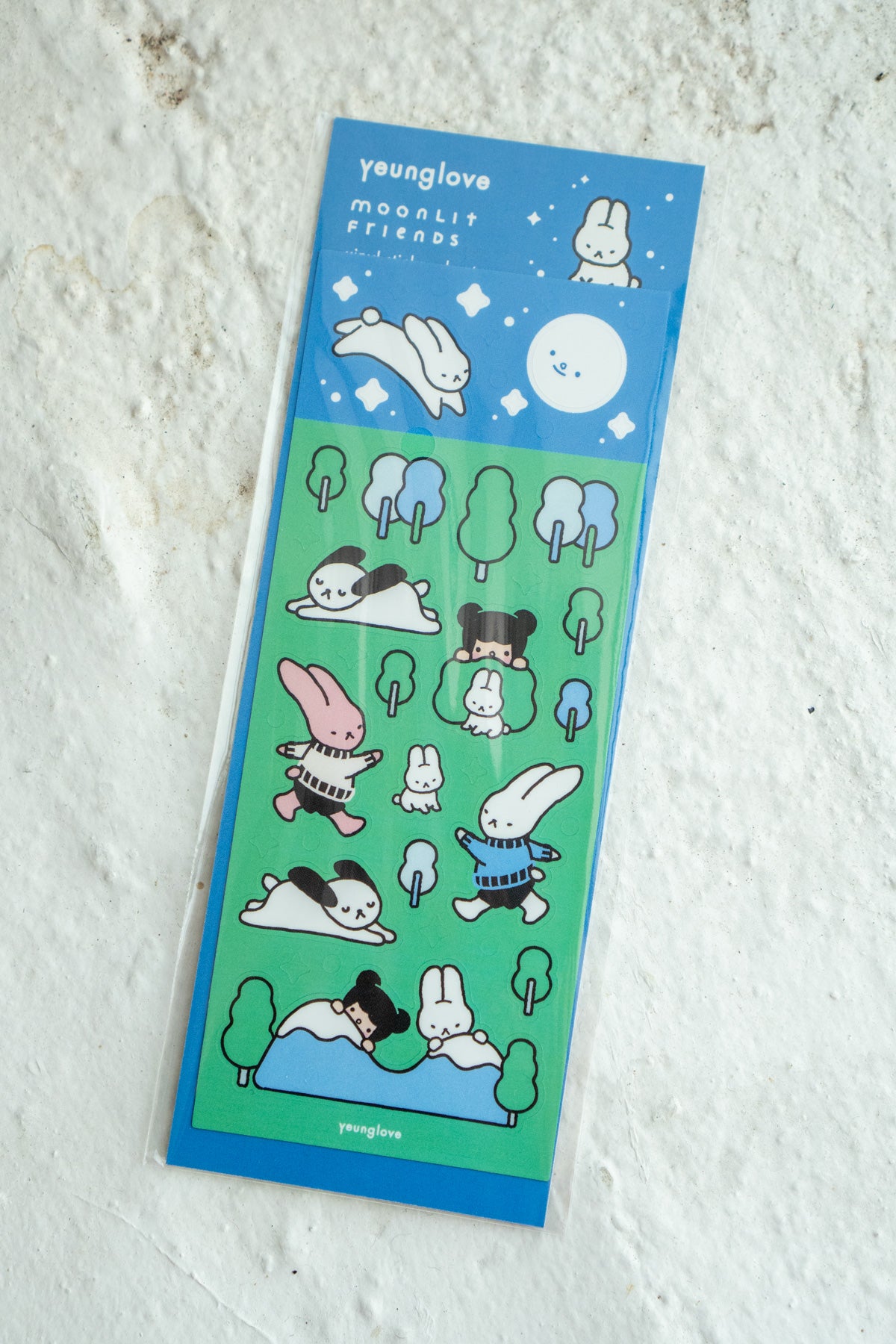 Moonlit Friends Sticker Strip – Stay Home Club