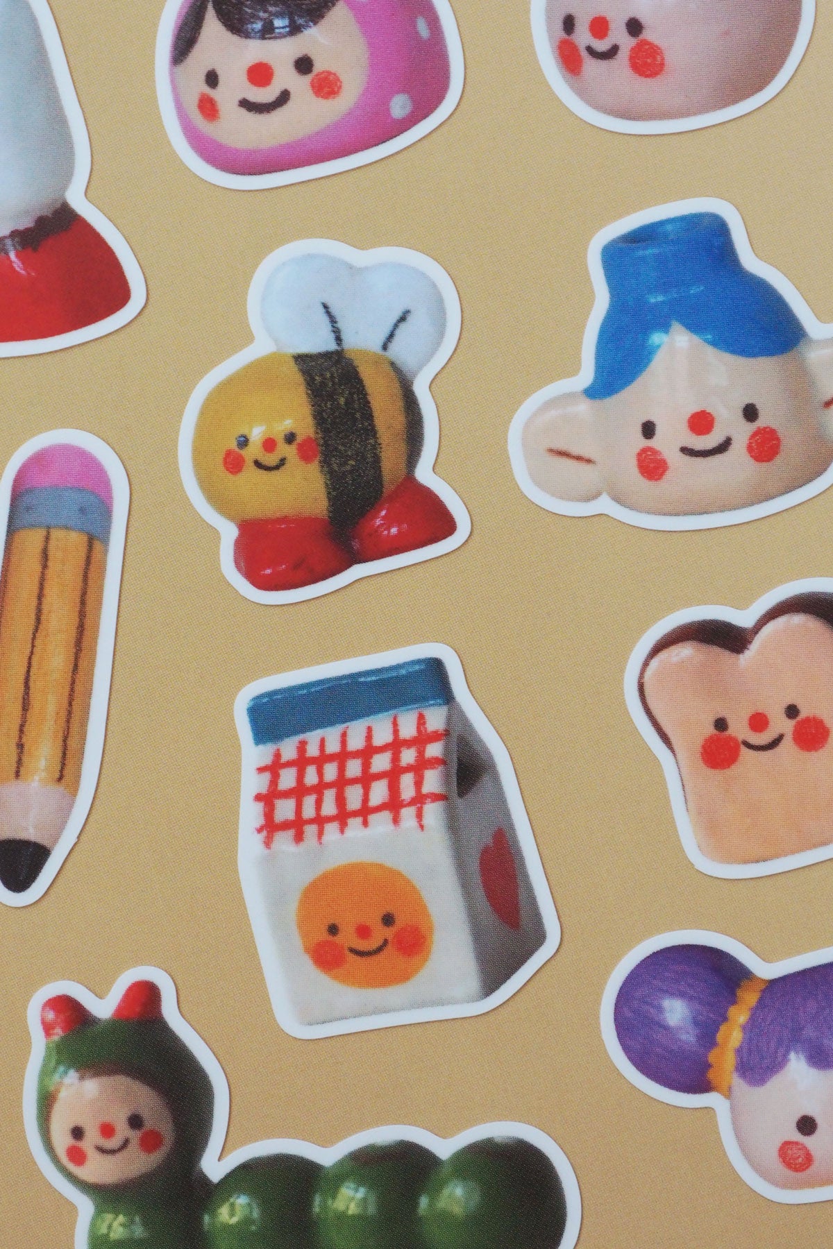 Feuille D'Autocollants Transparents 'Blushy'