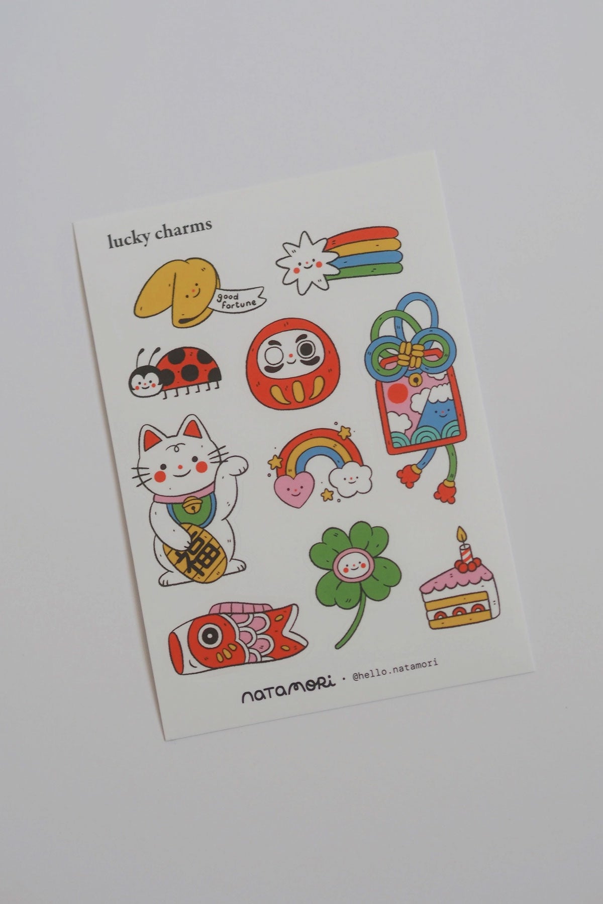 Feuille D'Autocollants 'Lucky Charms'