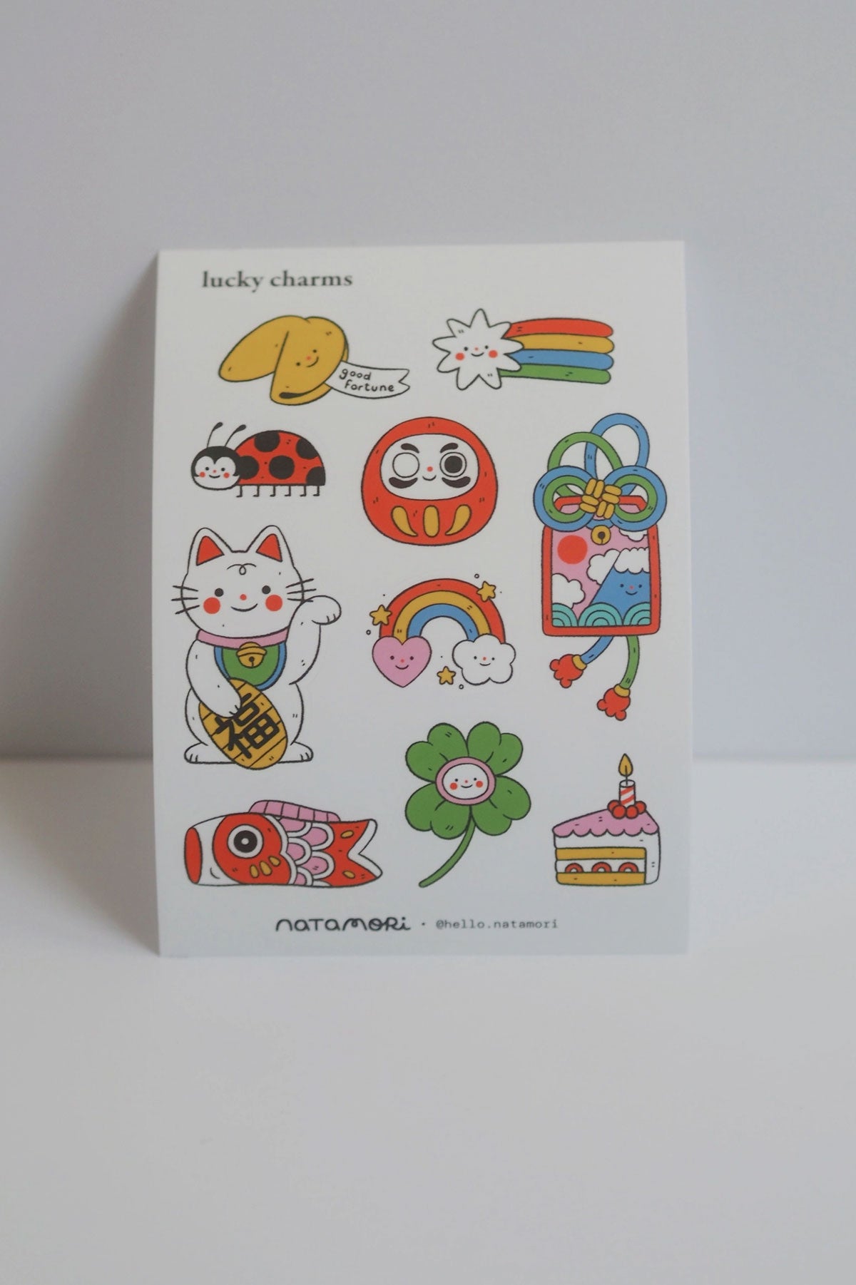 Feuille D'Autocollants 'Lucky Charms'