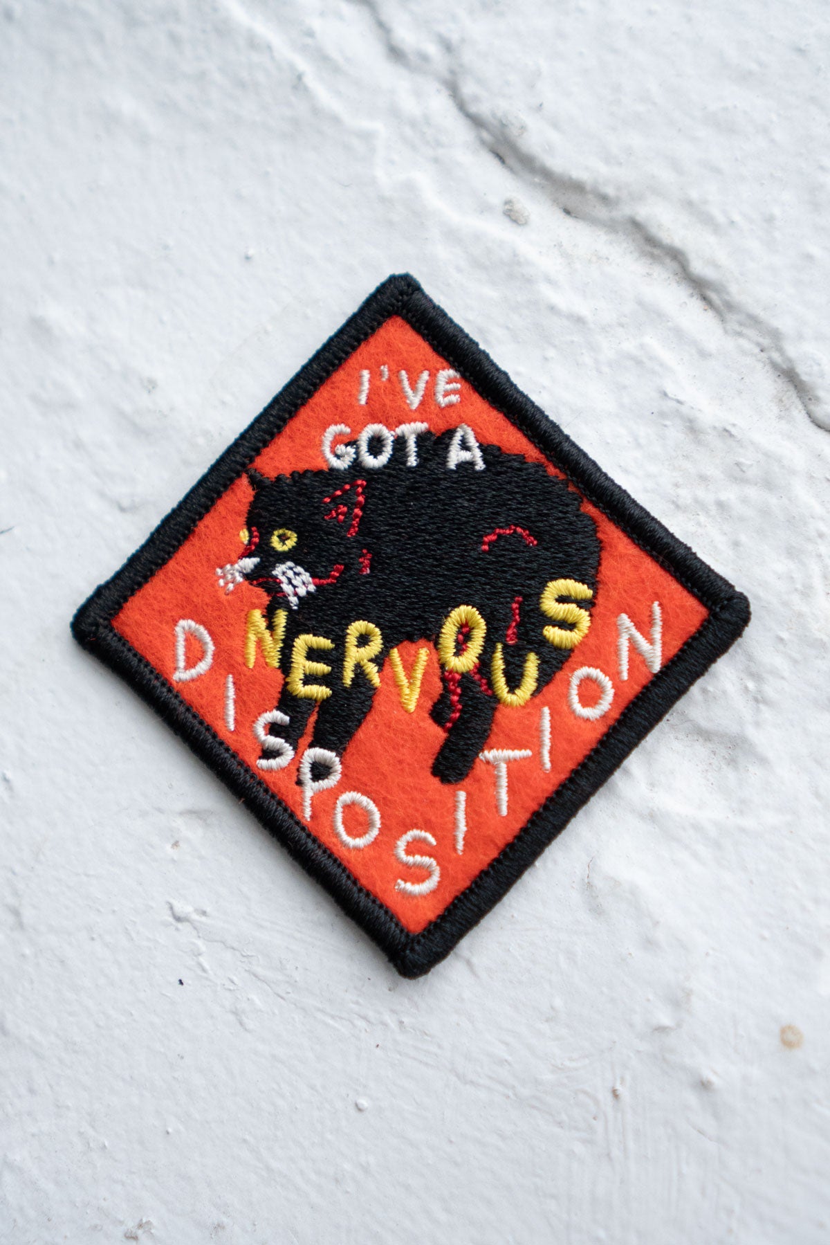 Patch Collant en Feutre 'Nervous Disposition'