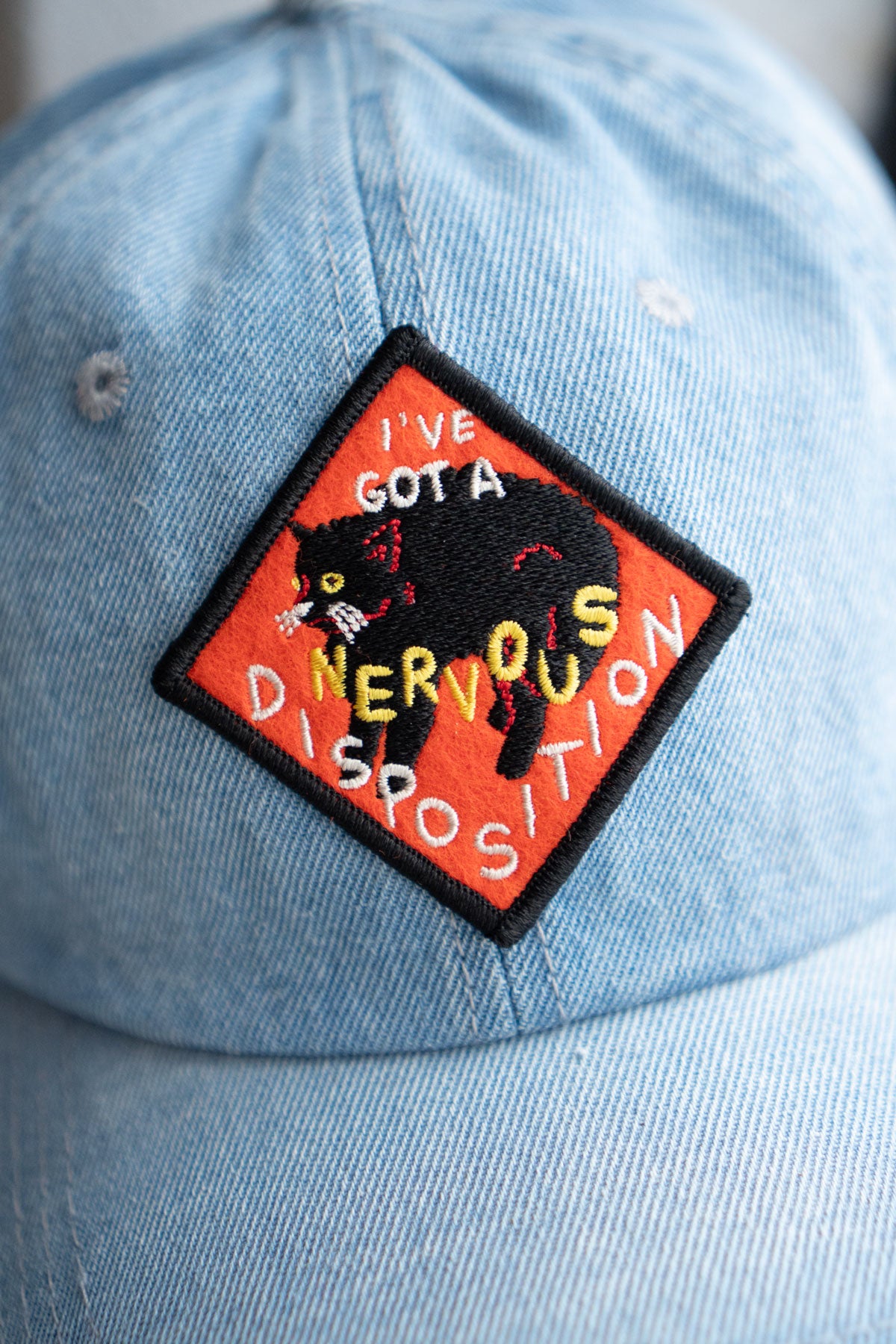 Patch Collant en Feutre 'Nervous Disposition'