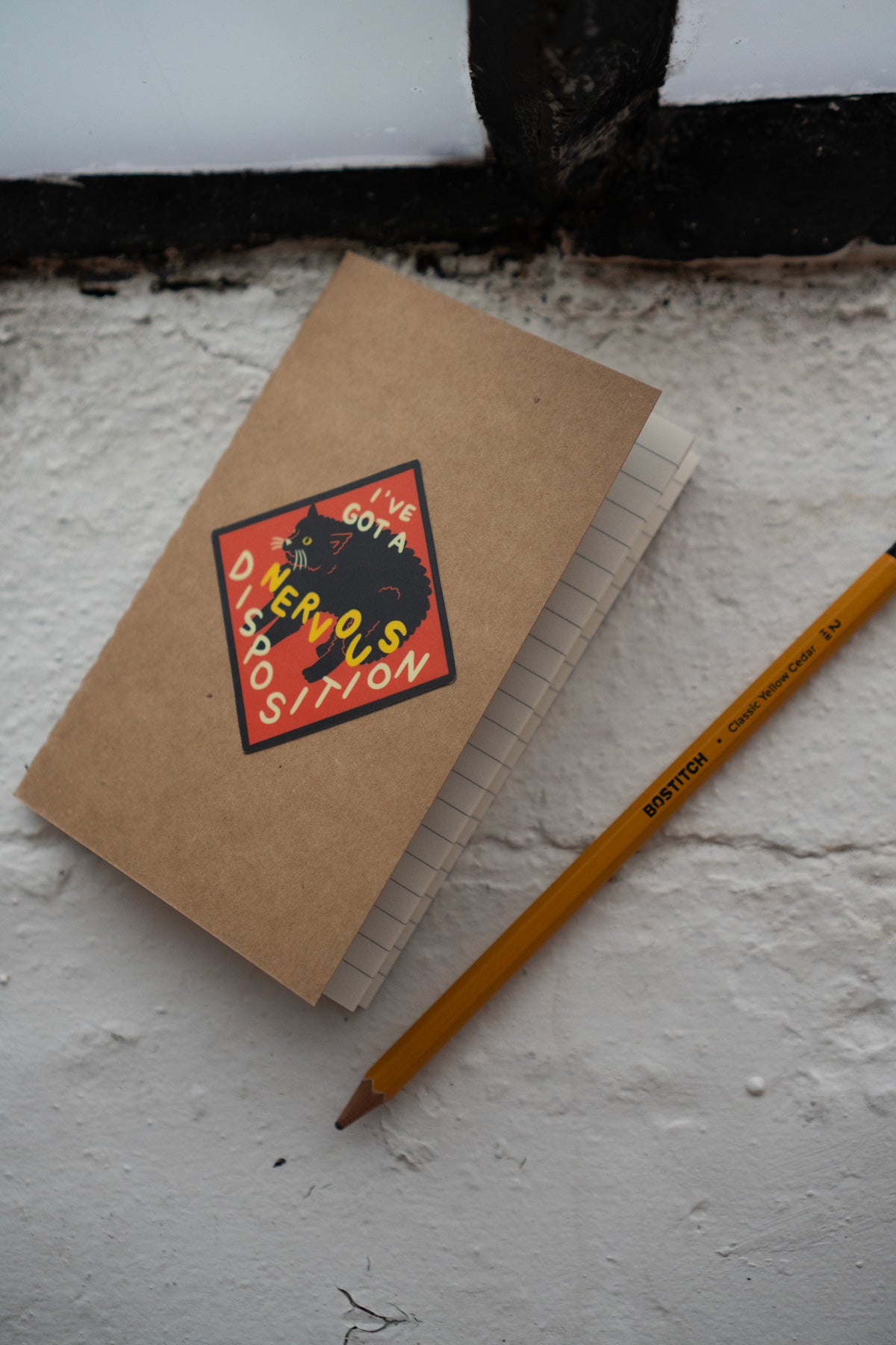 Autocollant 'Nervous Disposition'