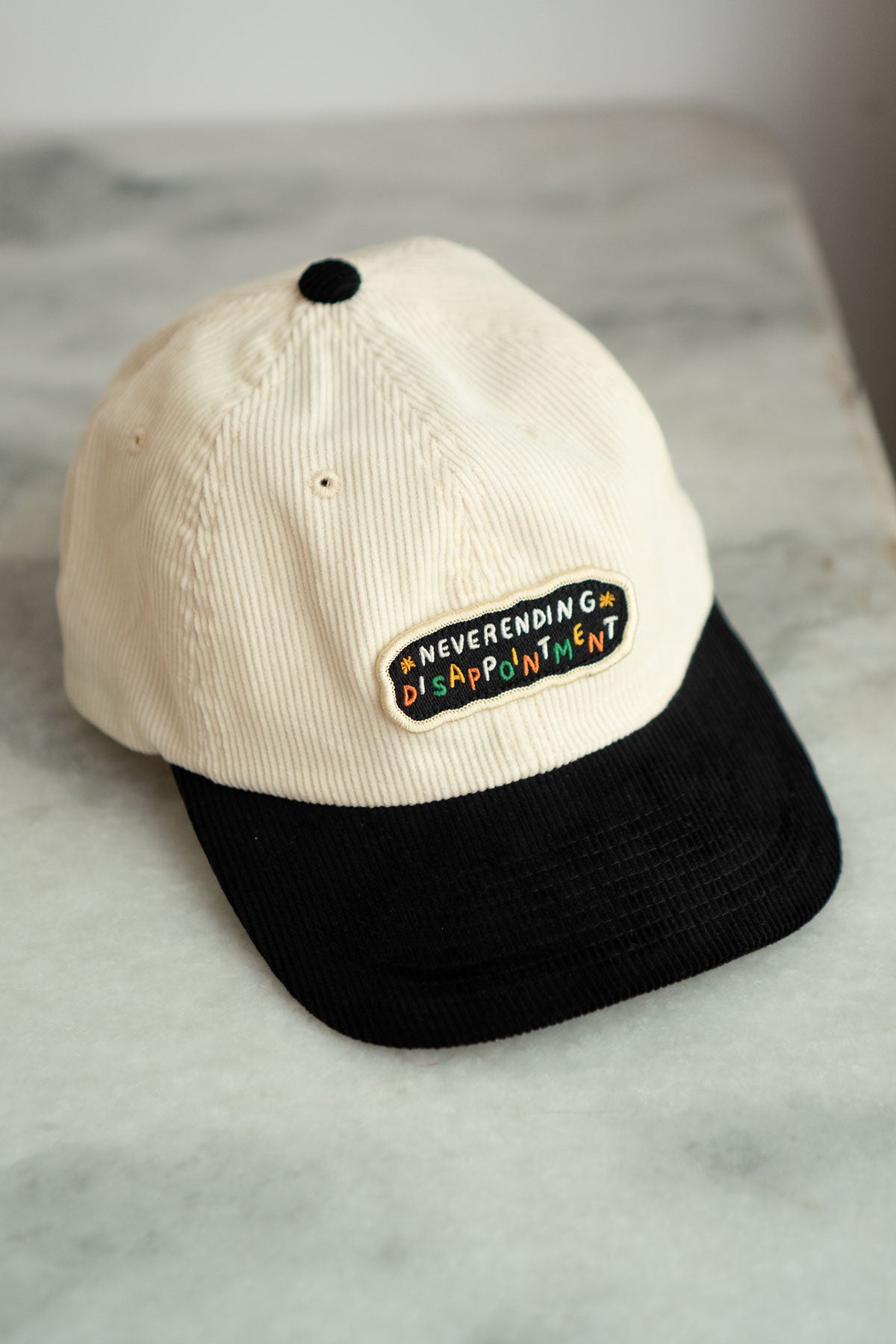 Casquette Velours Côtelé 'Neverending Disappointment'