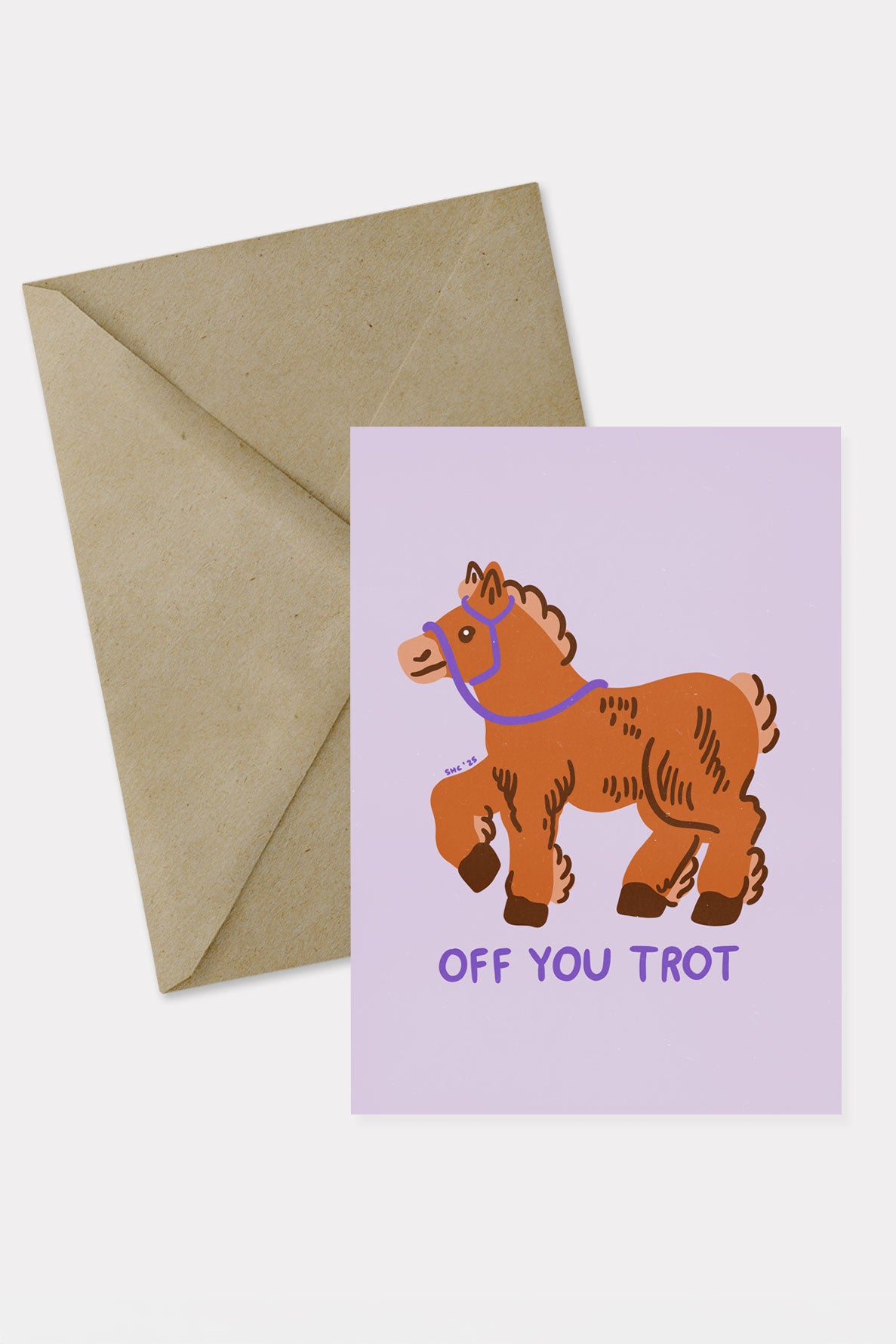 Carte de Voeux 'Off You Trot'