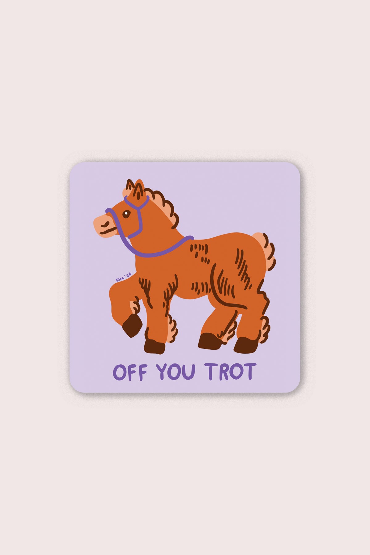 Off You Trot Vinyl Sticker