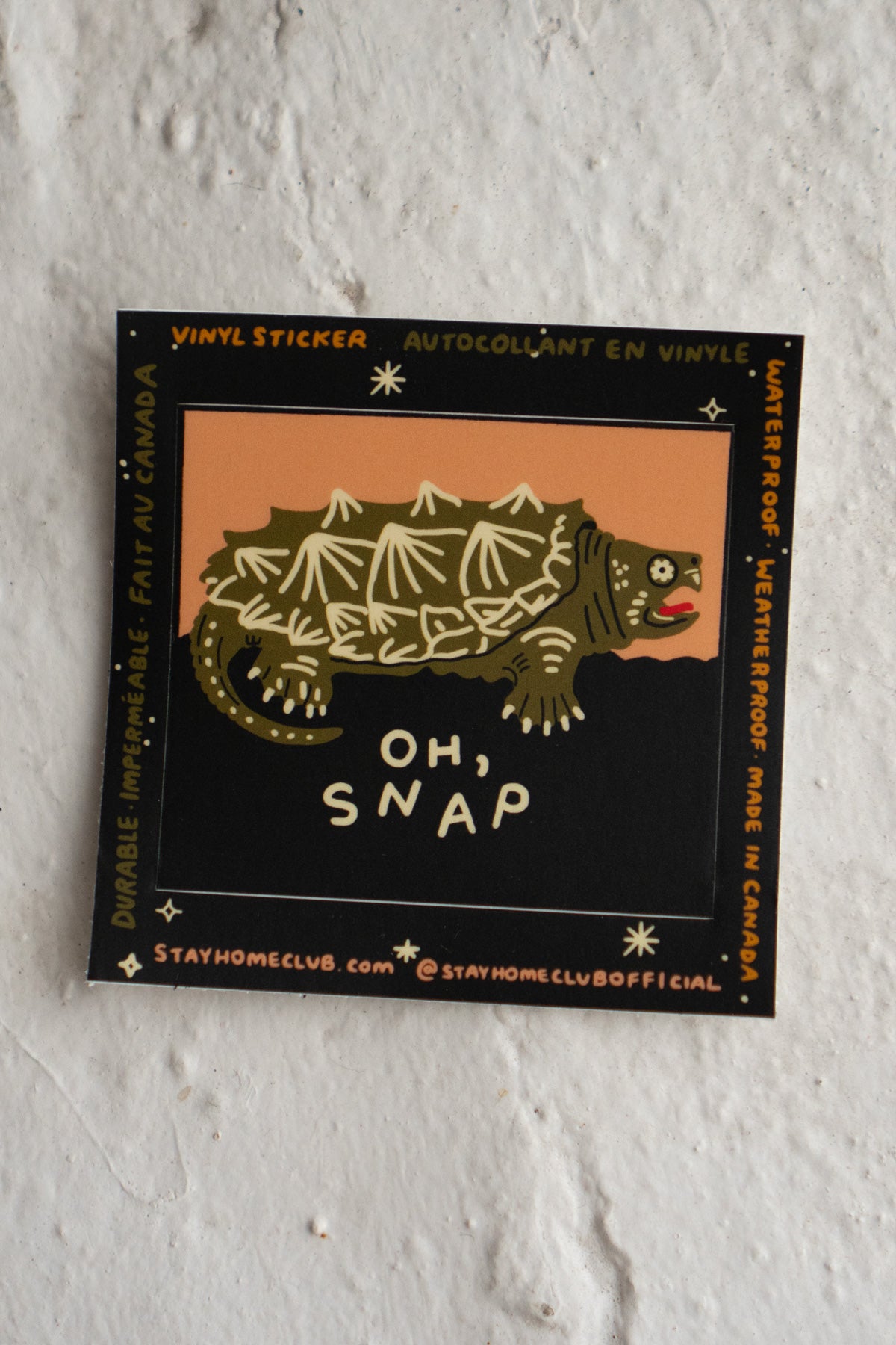 Autocollant 'On Snap'