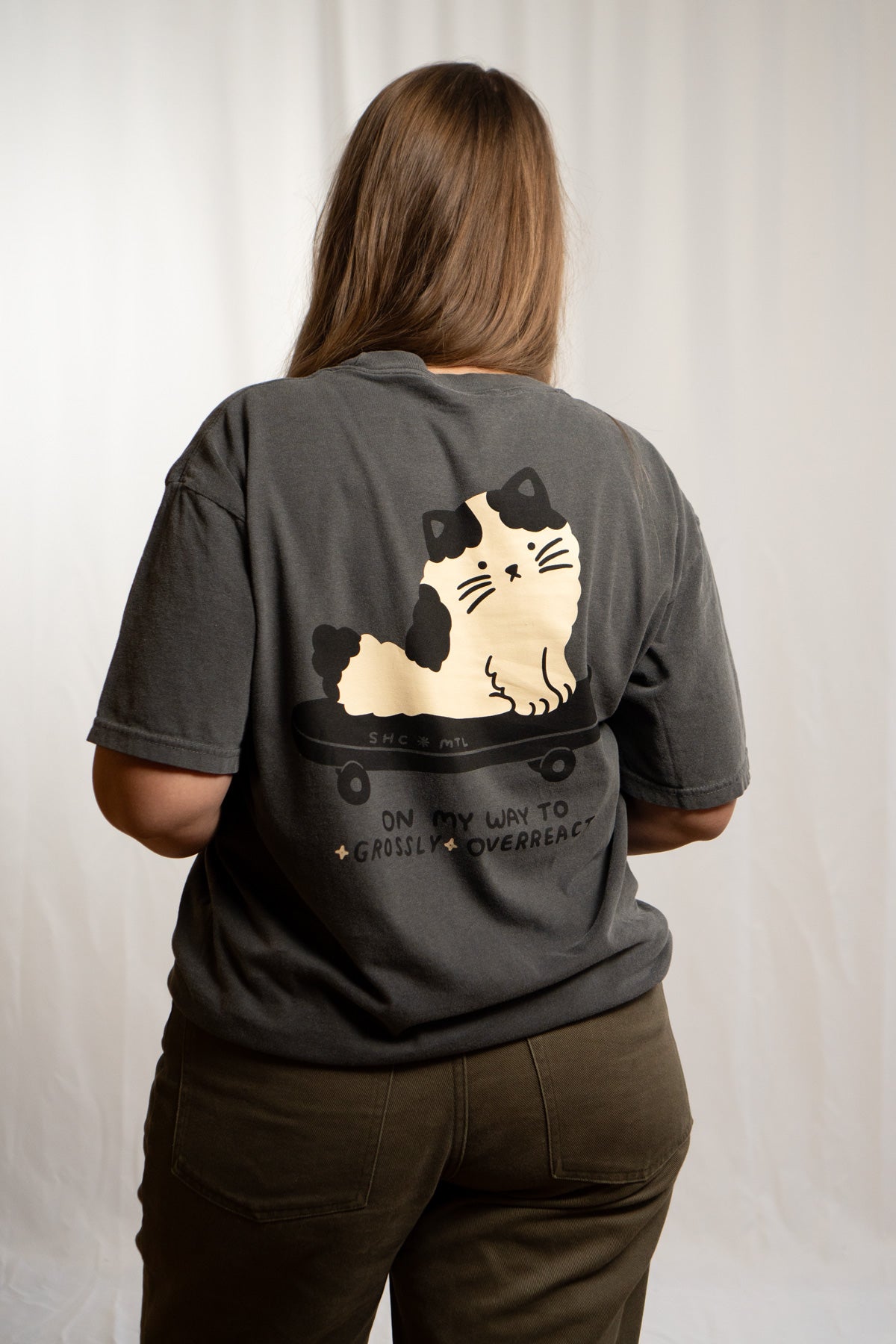 T-Shirt à Poche 'Overreact'